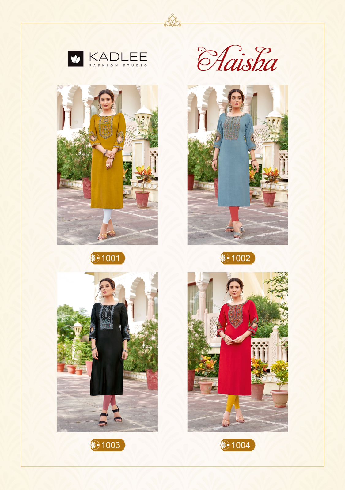 Kadlee Aaisha Rayon Kurti Catalog collection 1