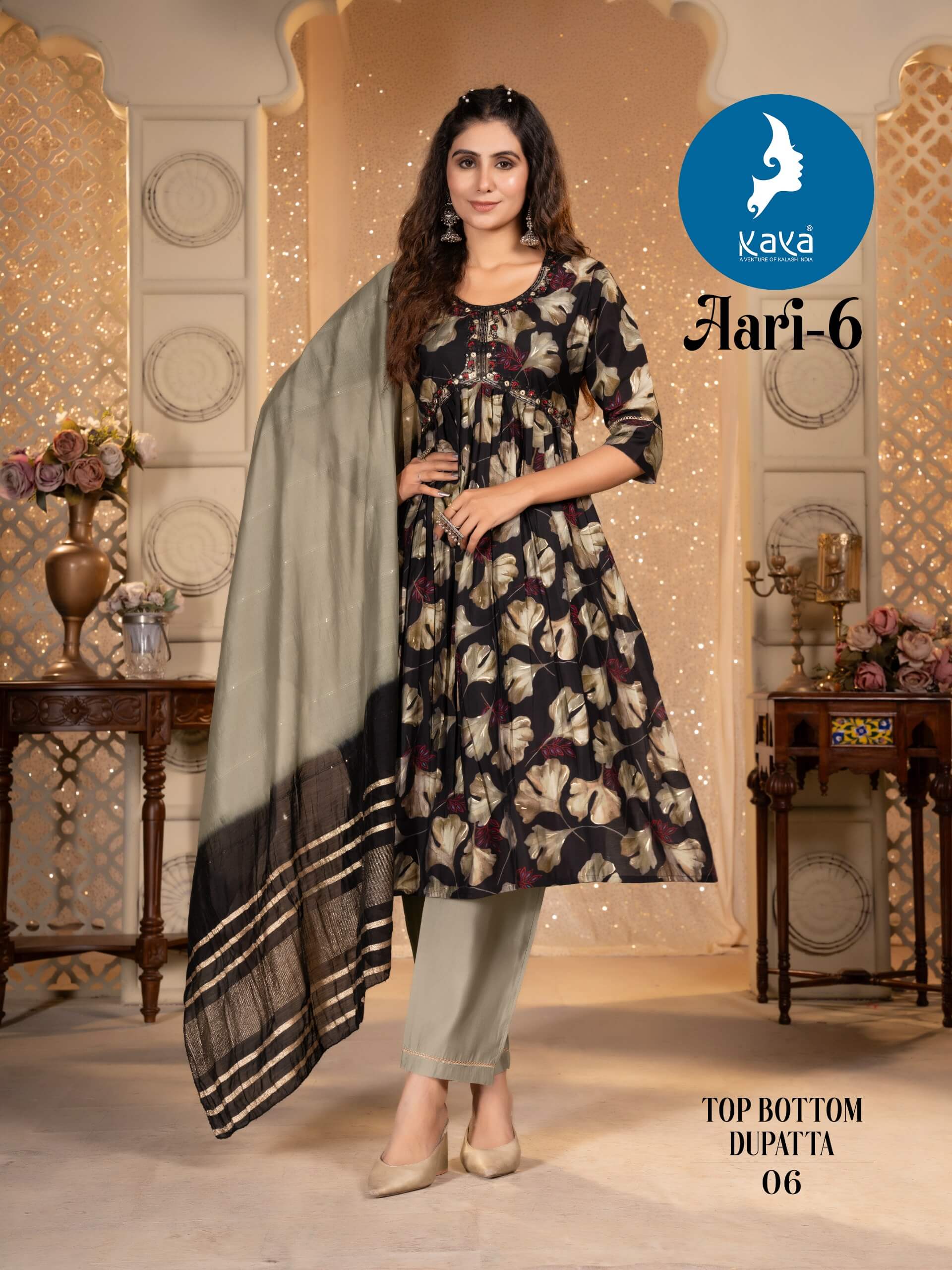 Kaya Aari 6 Printed Salwar Kameez Catalog collection 5