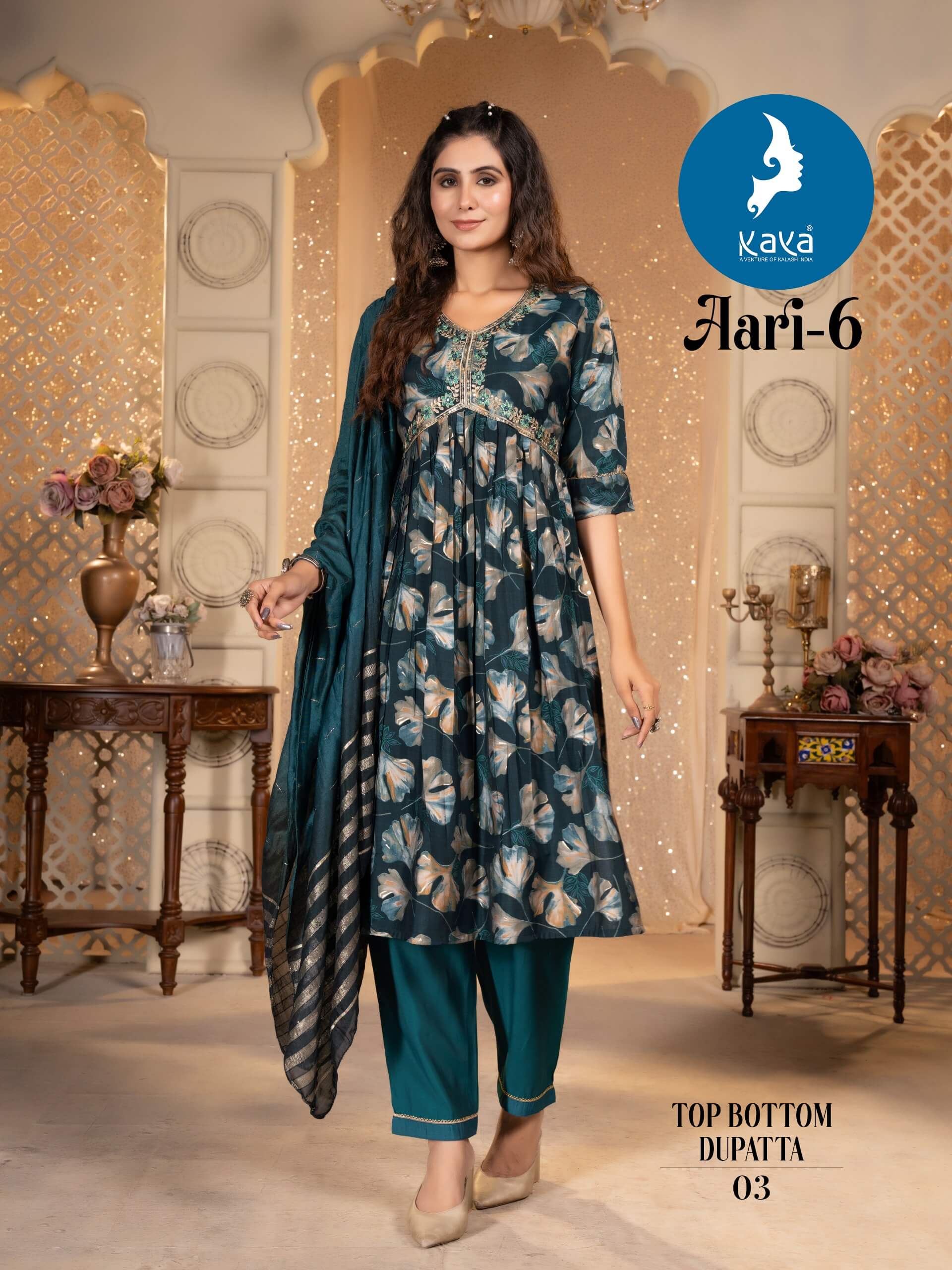 Kaya Aari 6 Printed Salwar Kameez Catalog collection 2