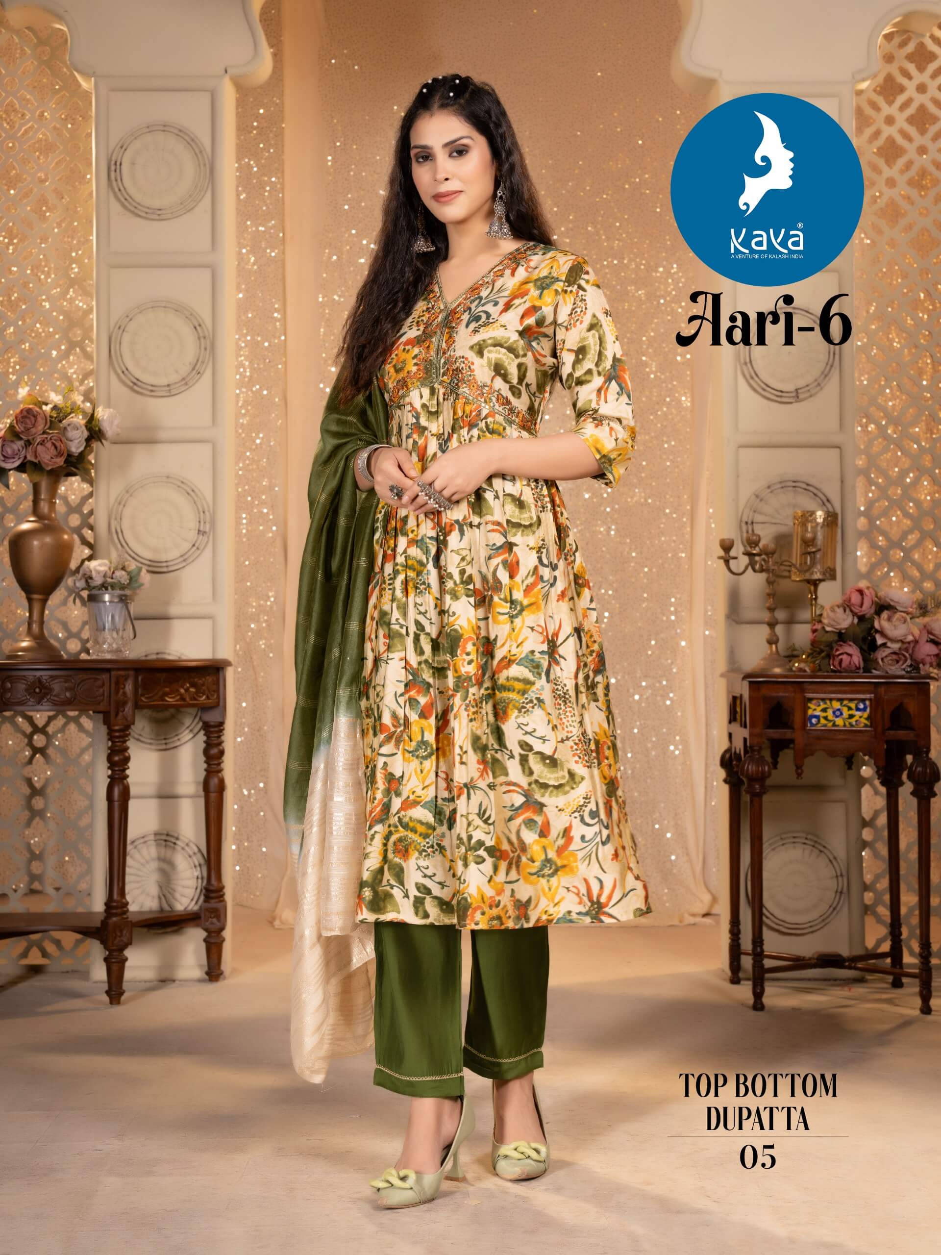 Kaya Aari 6 Printed Salwar Kameez Catalog collection 6