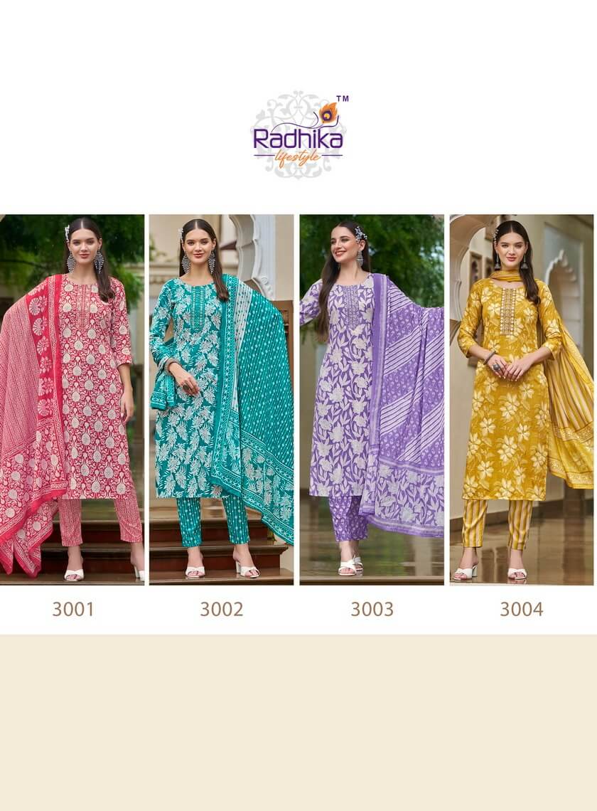 Radhika Lifestyle Cotton Fab Vol 3 Cotton Salwar Kameez Catalog collection 14