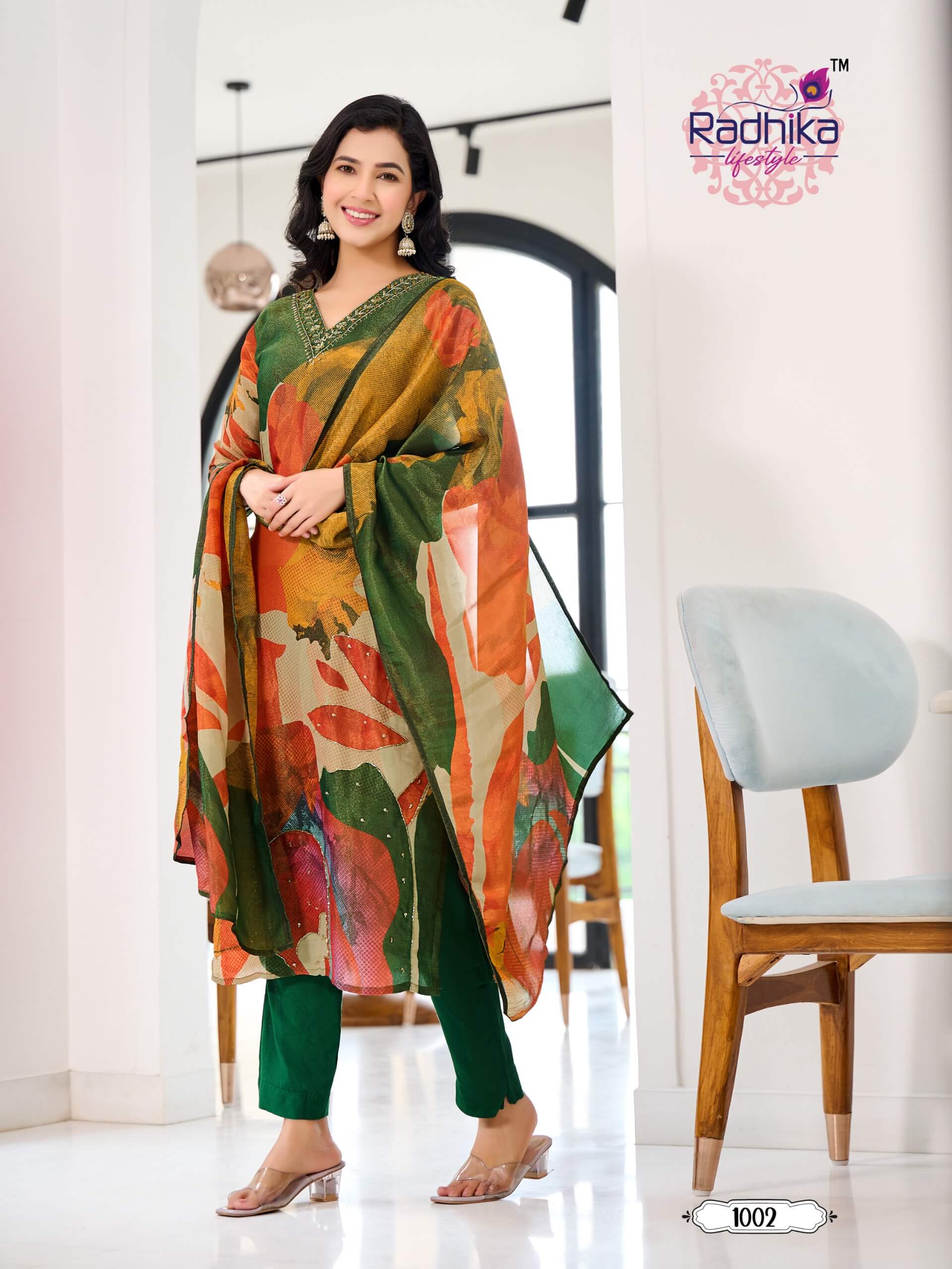 Radhika Lifestyle Womaniya Printed Salwar Kameez Catalog collection 5