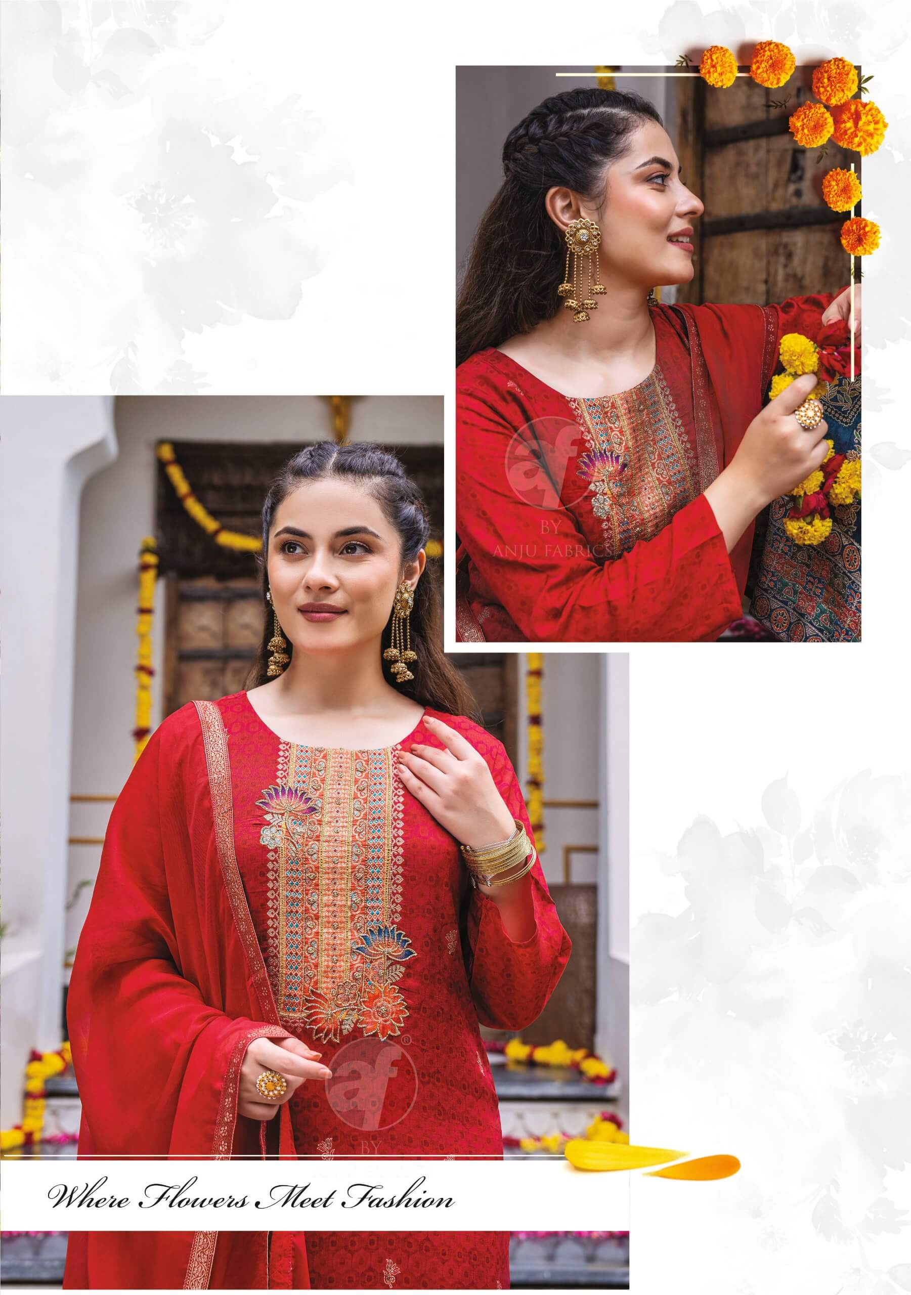 Anju Fabrics Fiza Vol 2 Printed Salwar Kameez Catalog collection 3