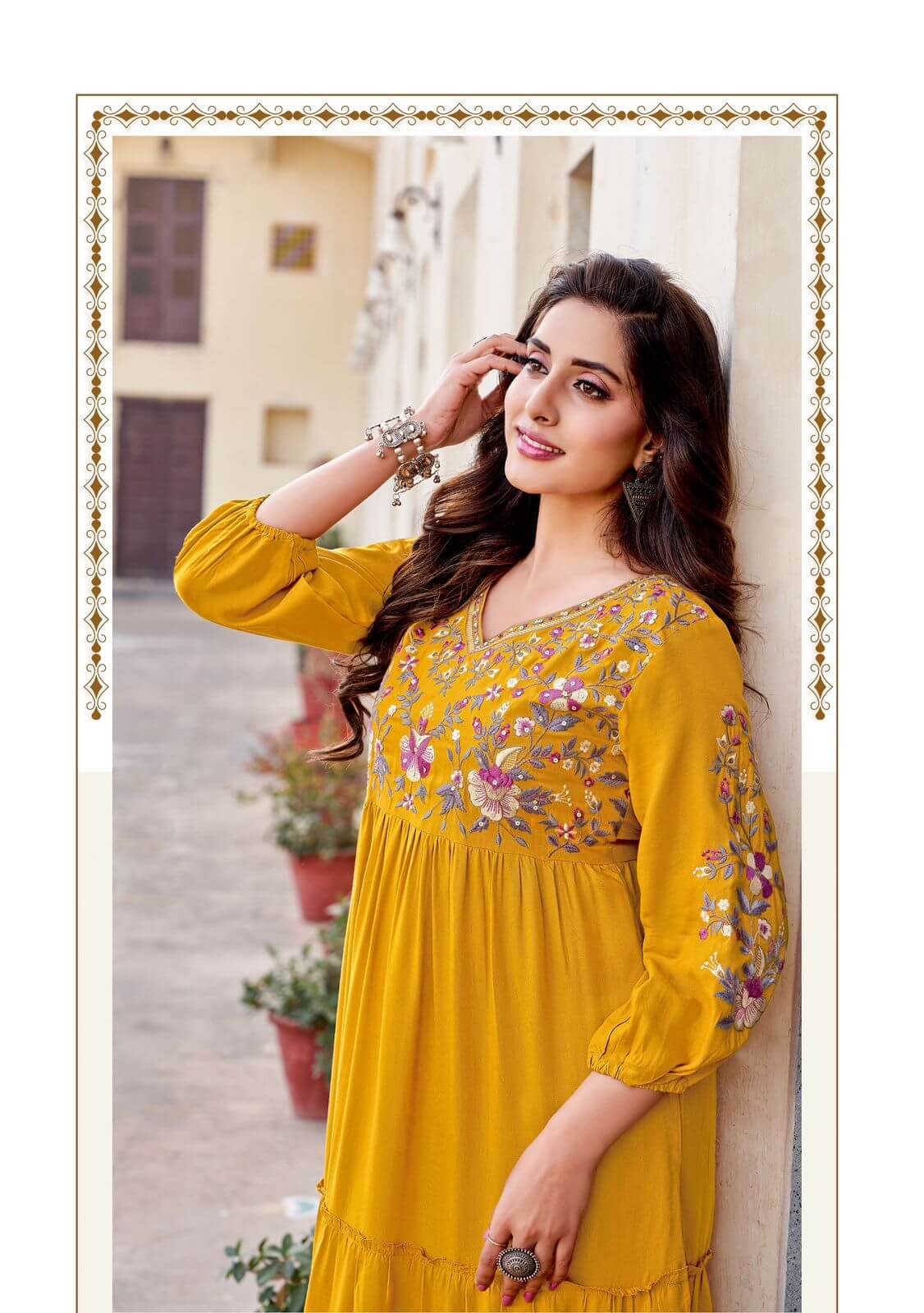 Wooglee Fashion Anchal One Piece Dress Catalog collection 1