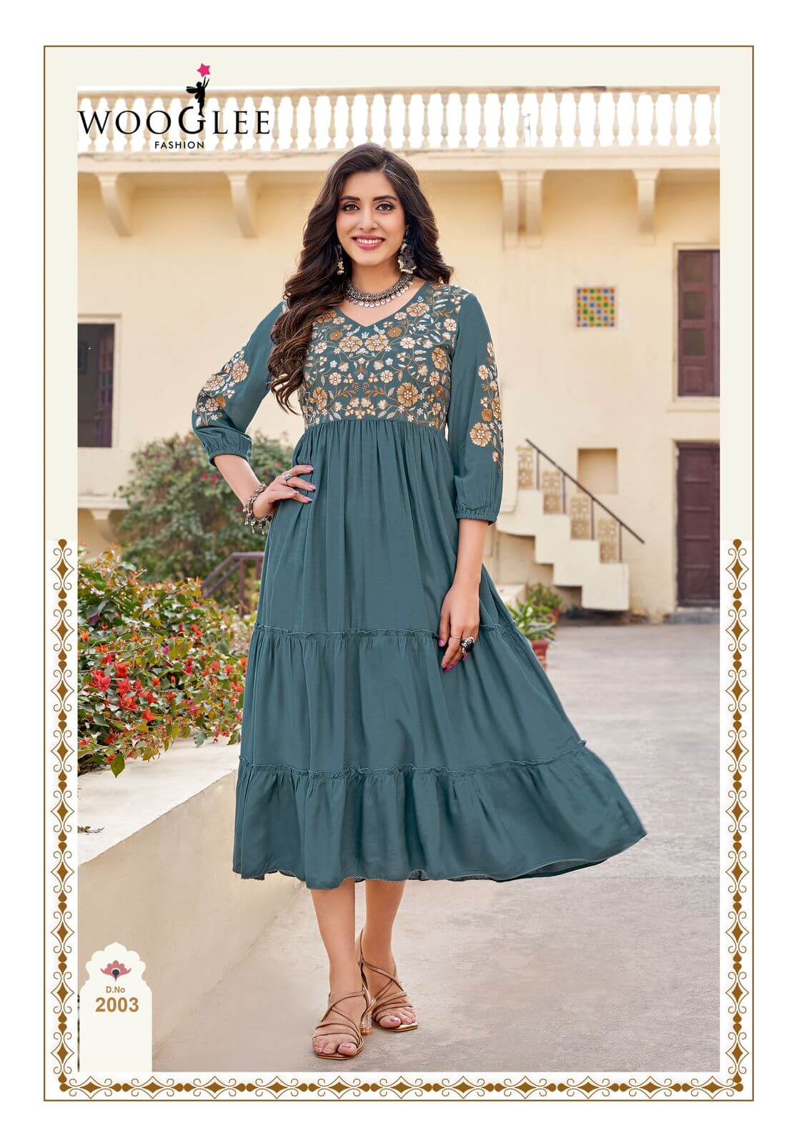 Wooglee Fashion Anchal One Piece Dress Catalog collection 3