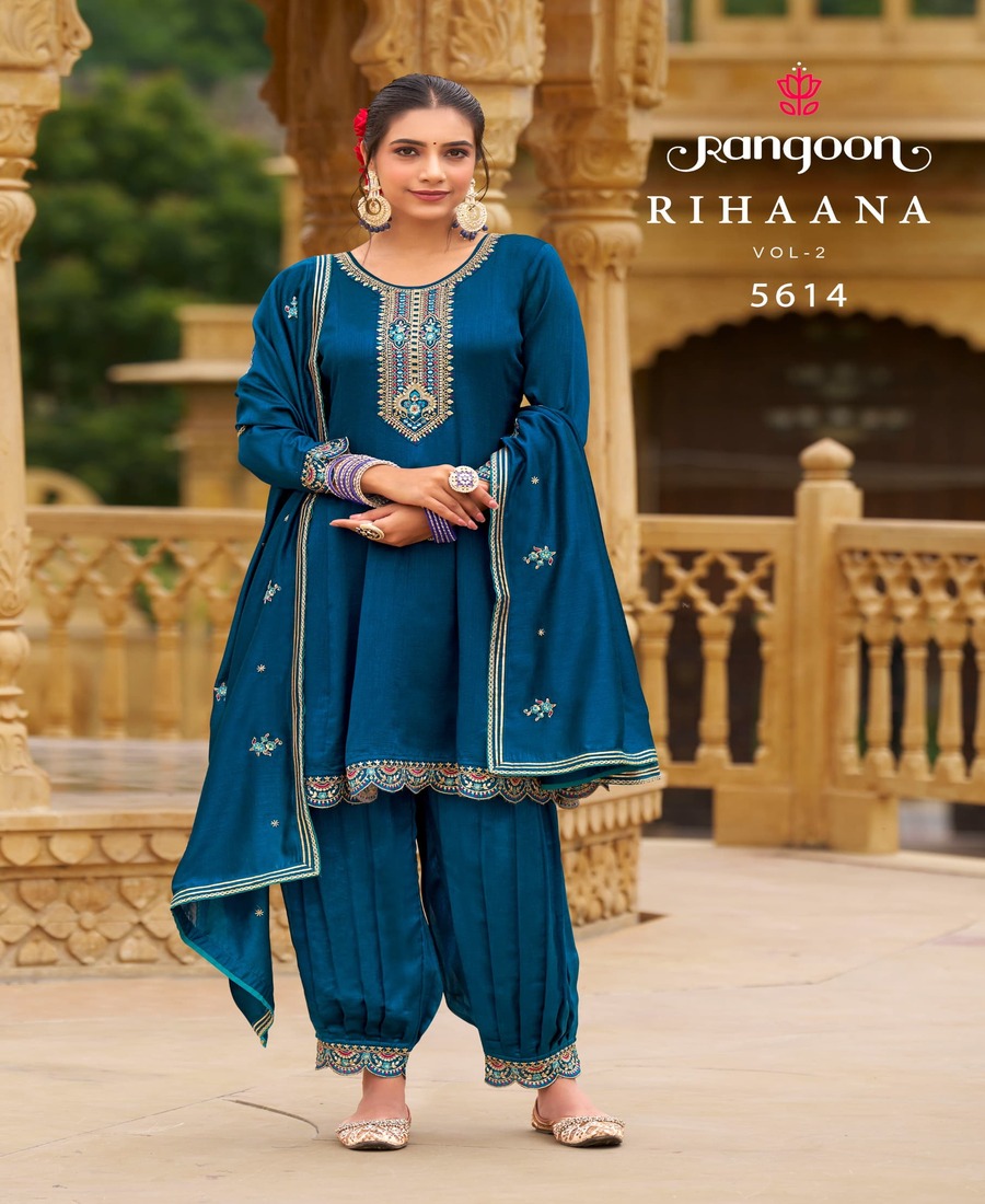 Rangoon Rihanna Vol 2 Designer Party Salwar Suits Catalog collection 3