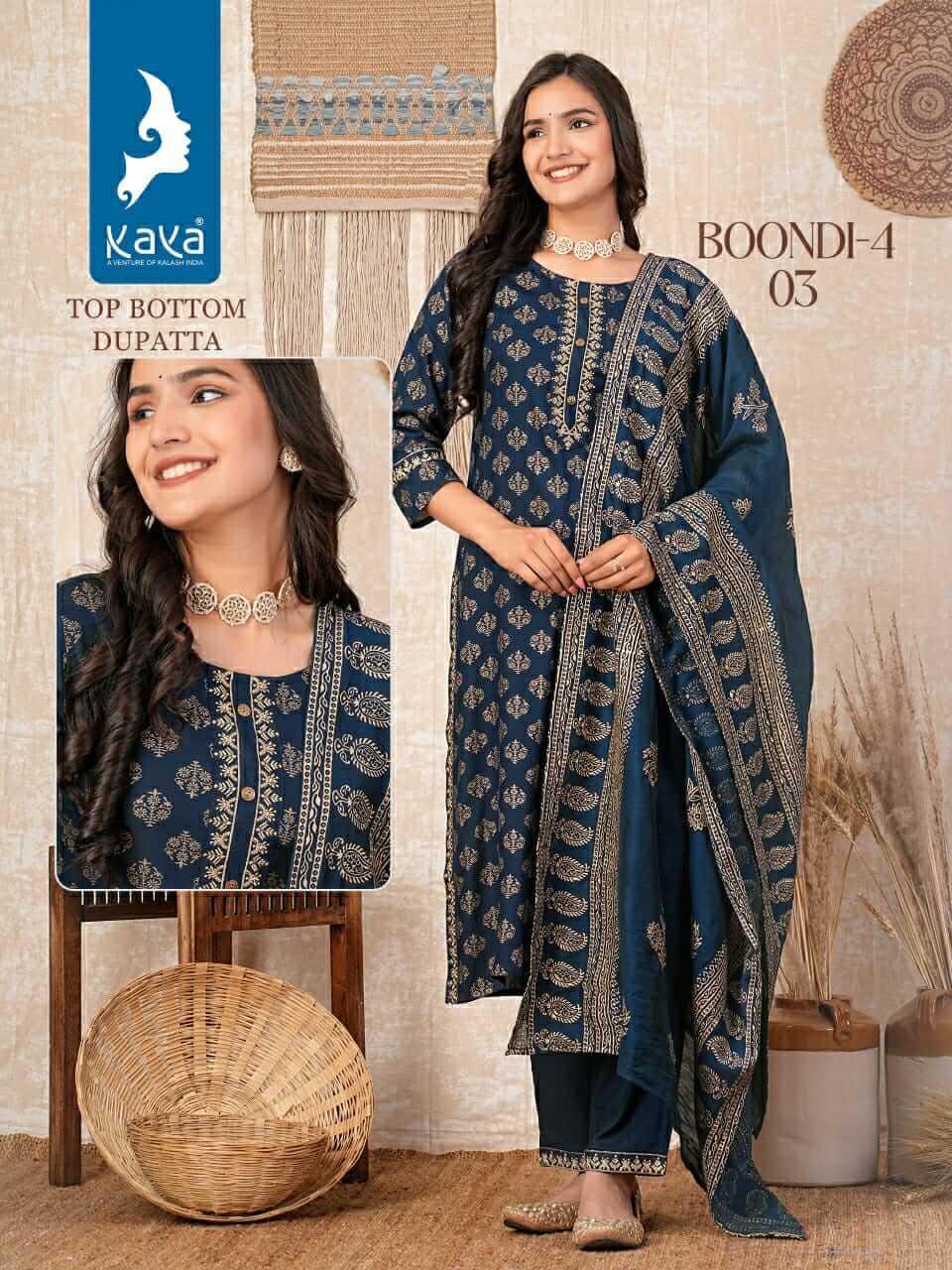 Kaya Kurti Boondi Vol 4 Printed Salwar Kameez Catalog collection 4