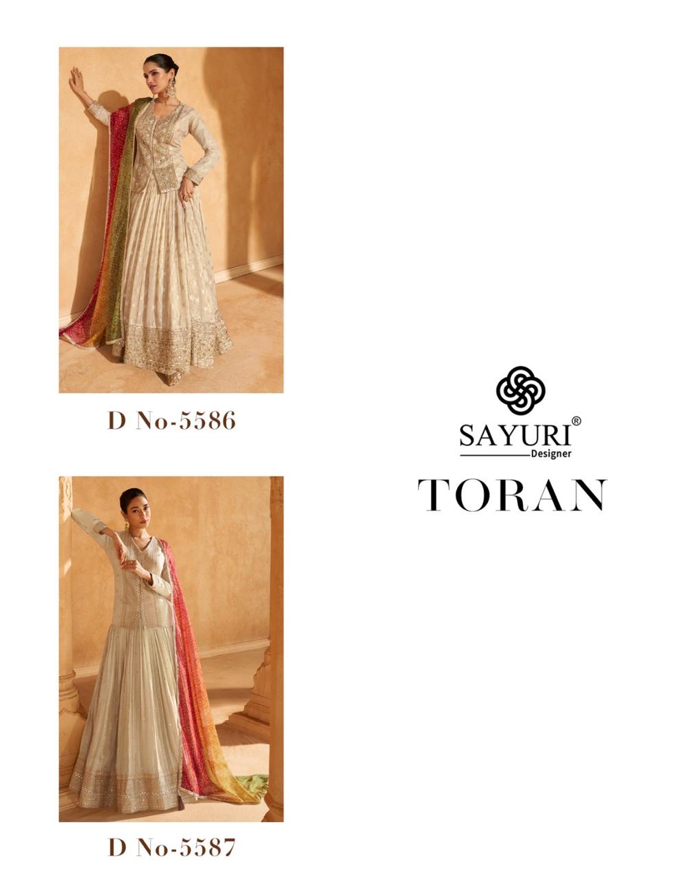 Sayuri Designer Toran Wedding Party Salwar Suits Catalog collection 2