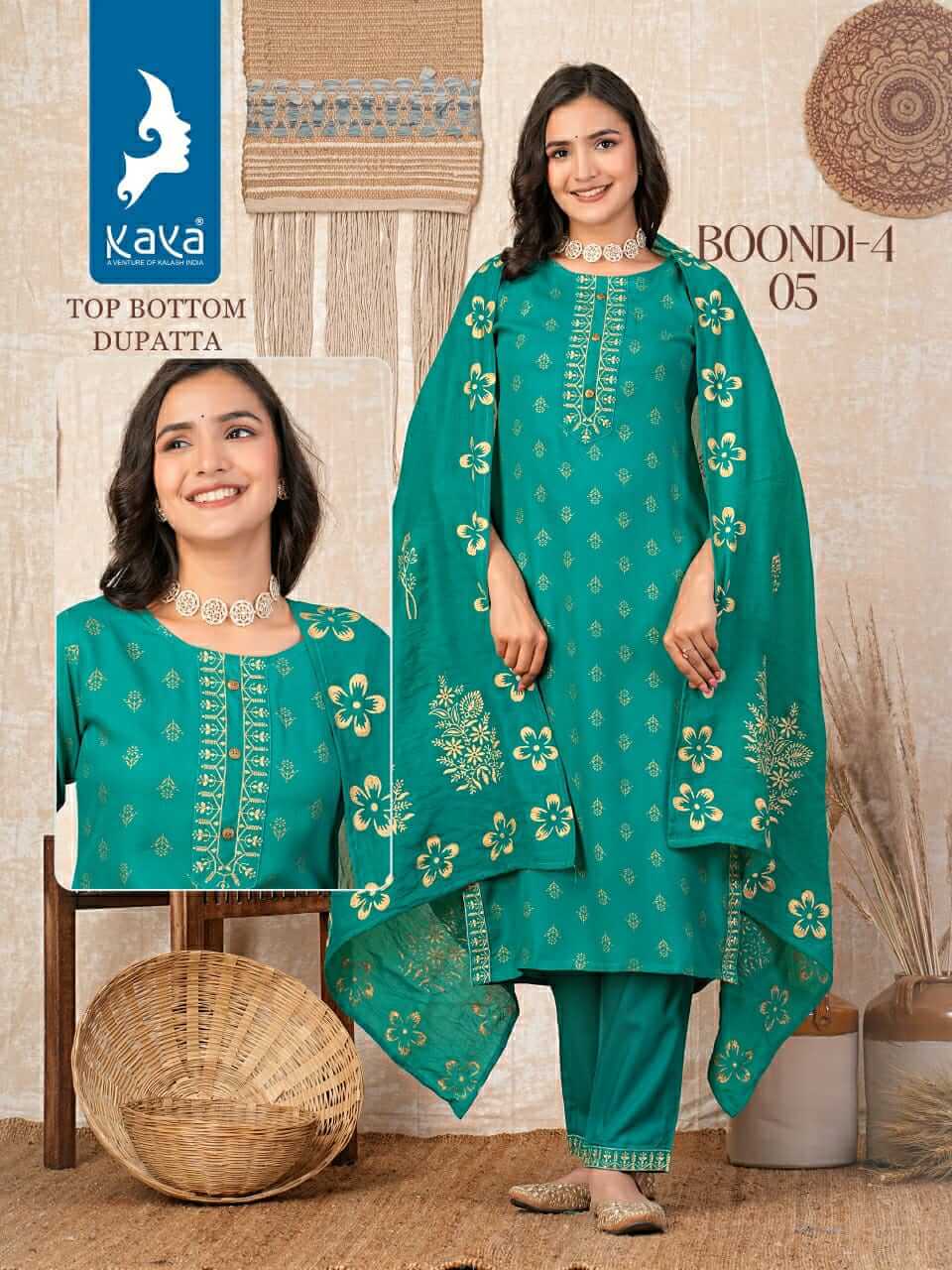 Kaya Kurti Boondi Vol 4 Printed Salwar Kameez Catalog collection 2