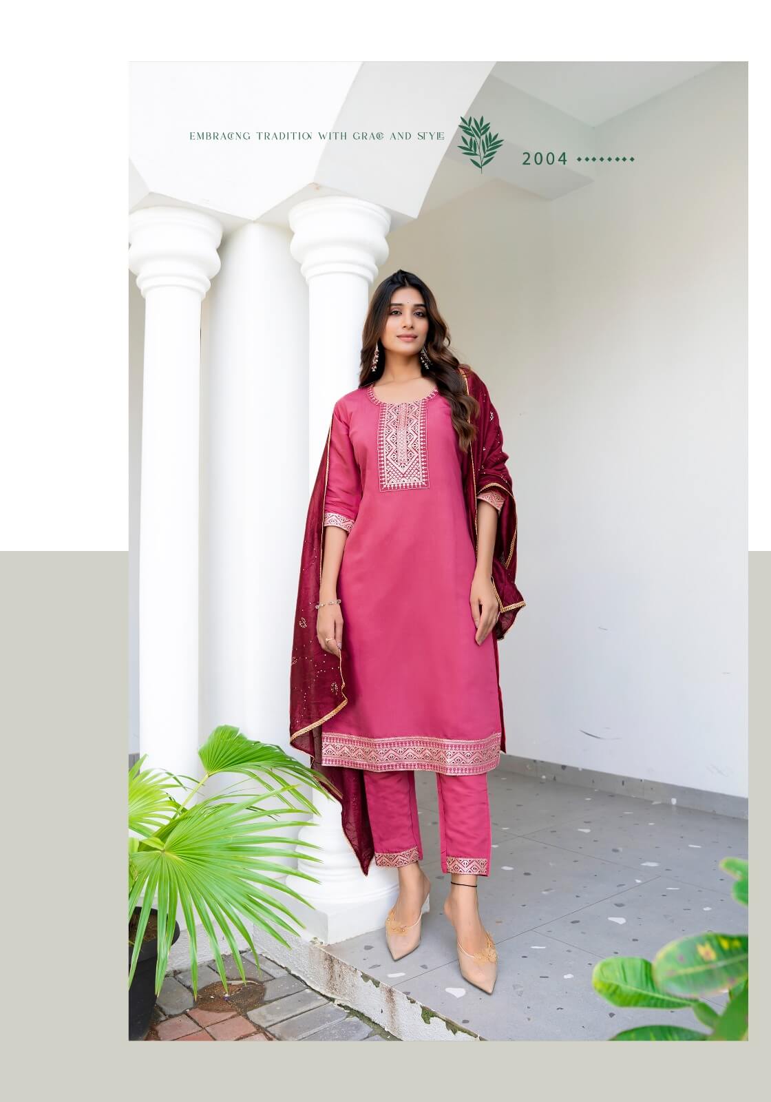 Vaniska Fiza Vo 2 Straight Cut Kurti Bottom Dupatta Catalog collection 14