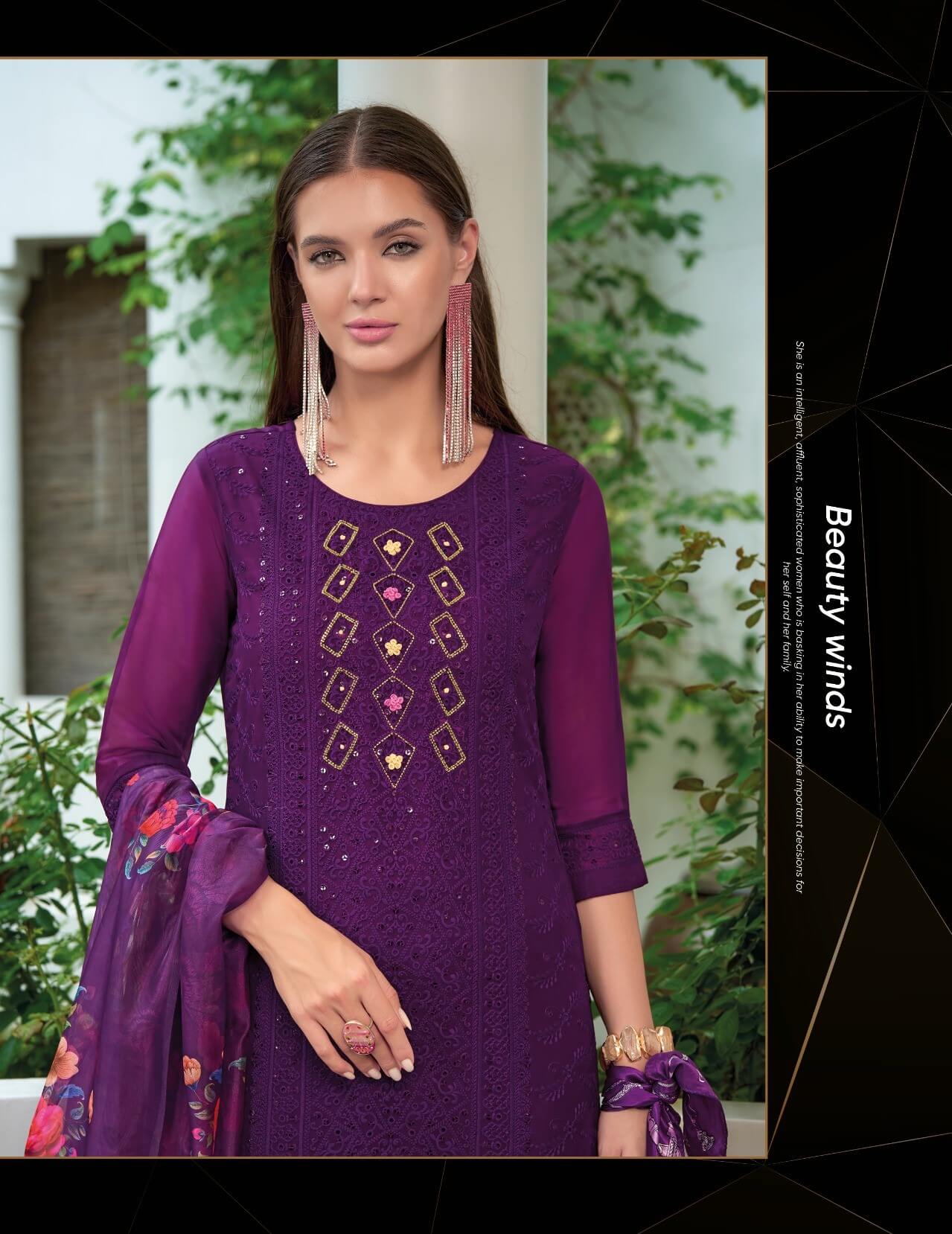 Lily Lali Organza Chikankari Vol 3 Salwar Kameez Catalog collection 1