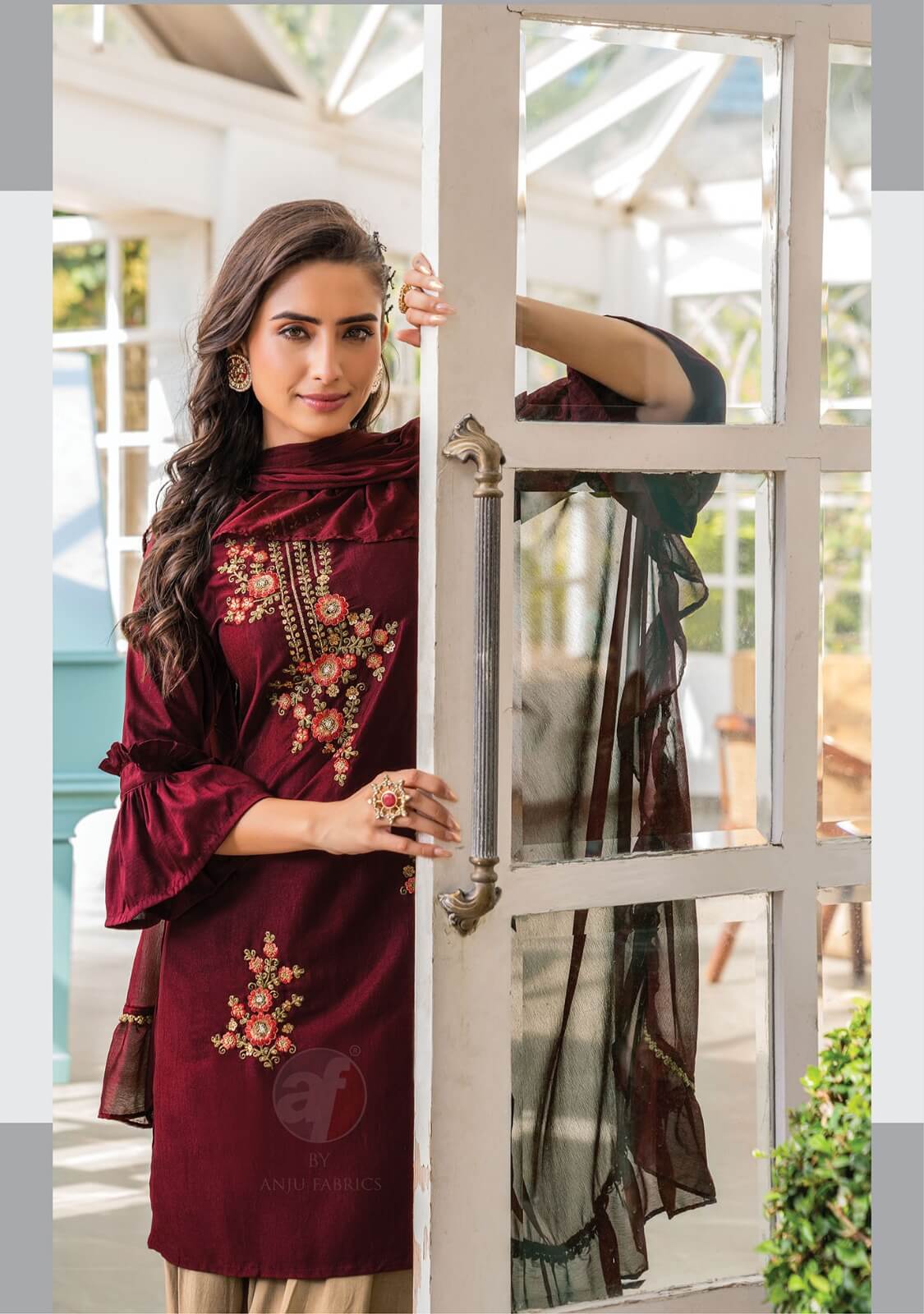 Anju Fabrics Mannat Vol 4 Embroidery Salwar Kameez Catalog collection 15