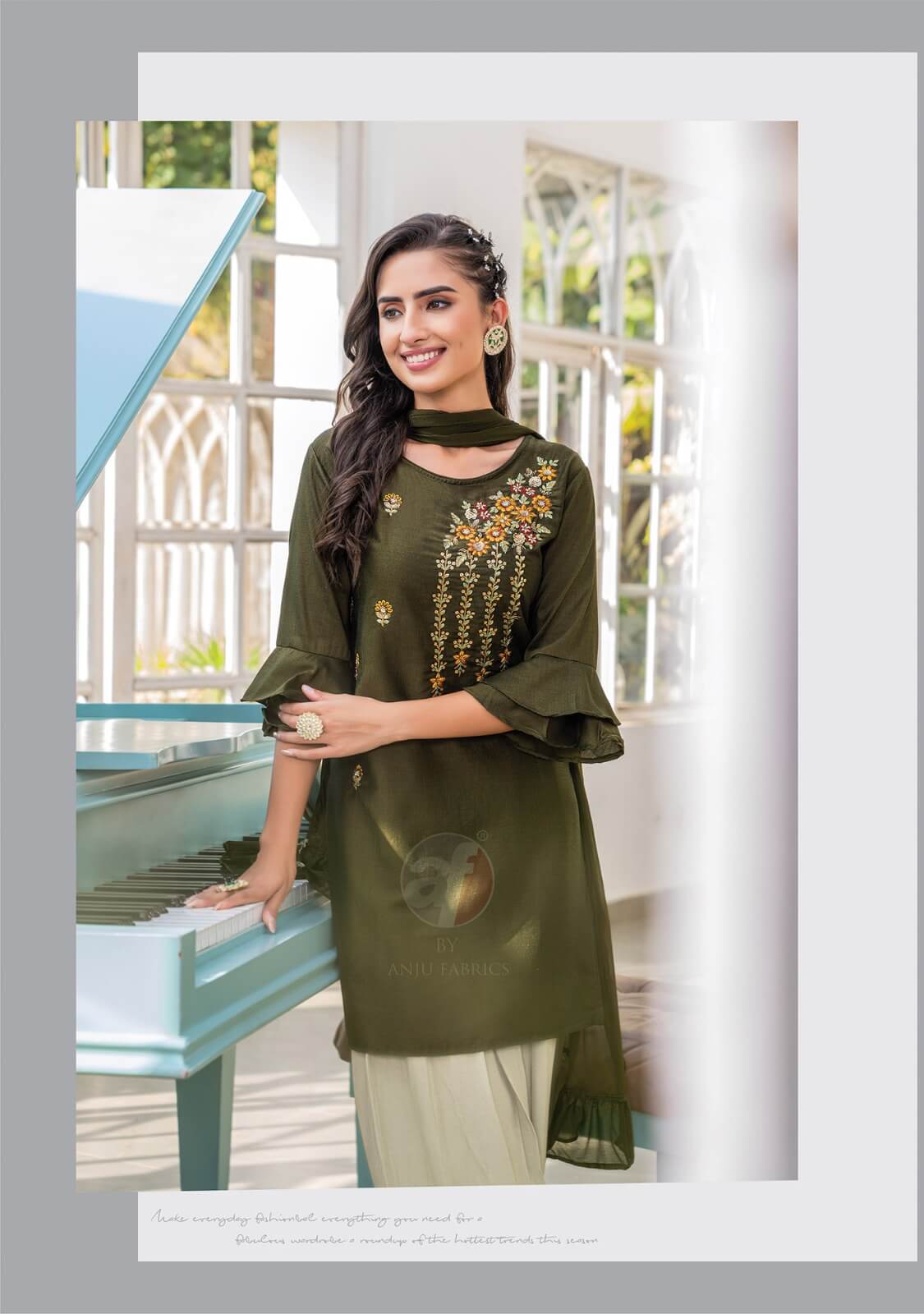 Anju Fabrics Mannat Vol 4 Embroidery Salwar Kameez Catalog collection 16