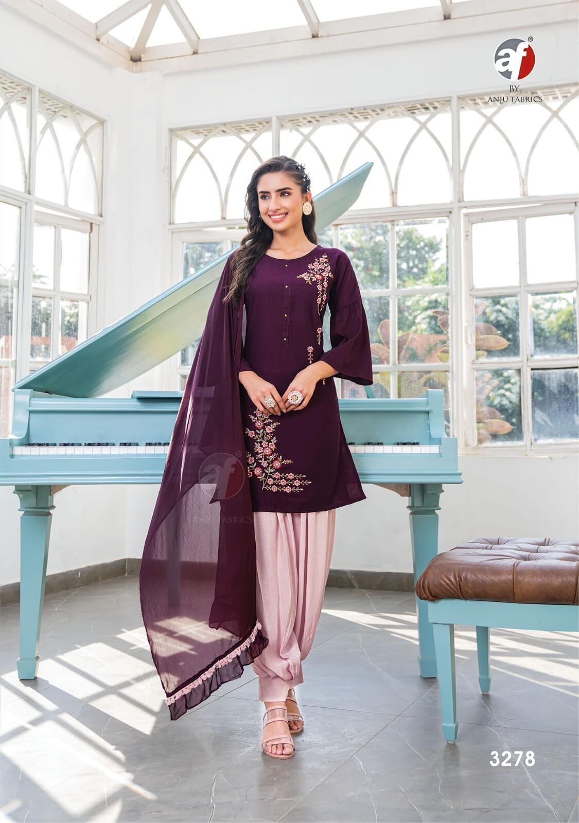 Anju Fabrics Mannat Vol 4 Embroidery Salwar Kameez Catalog collection 10