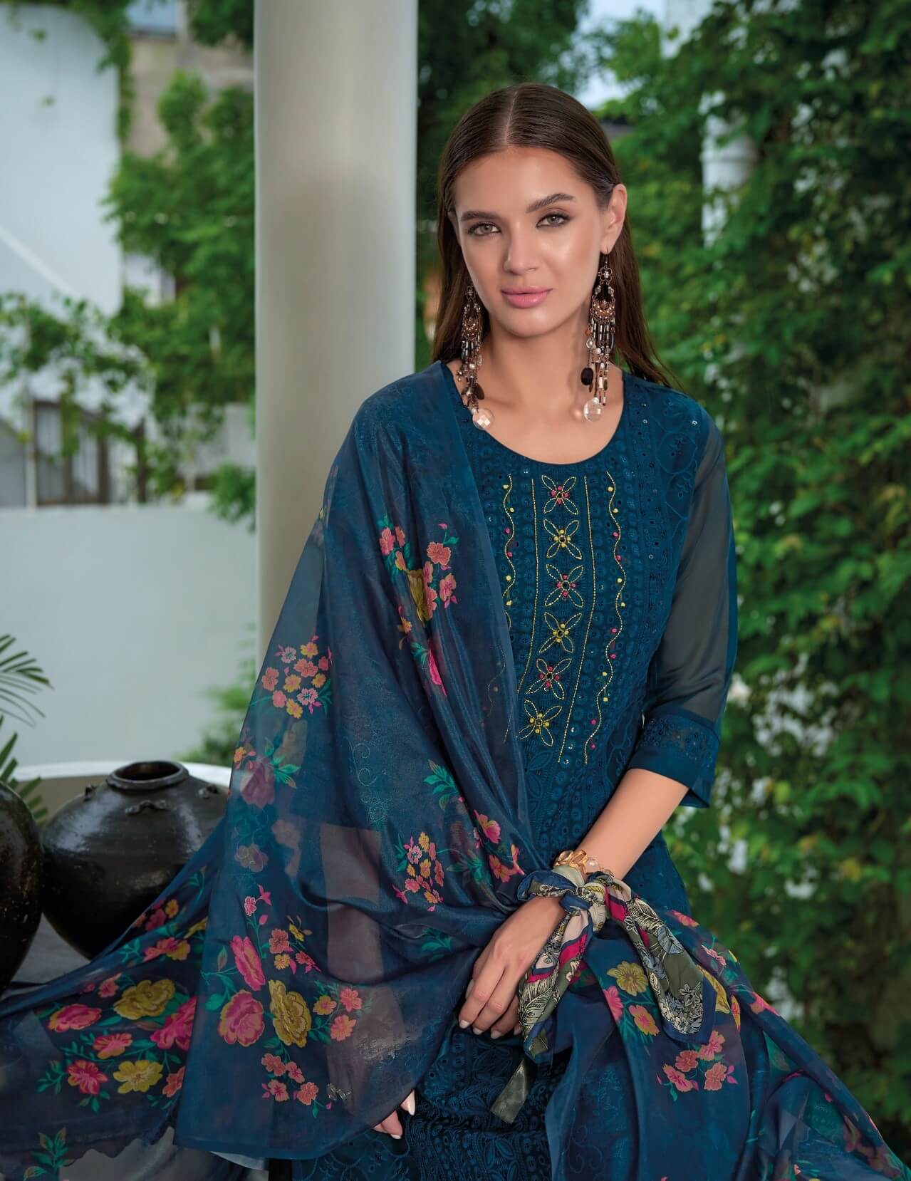 Lily Lali Organza Chikankari Vol 3 Salwar Kameez Catalog collection 11