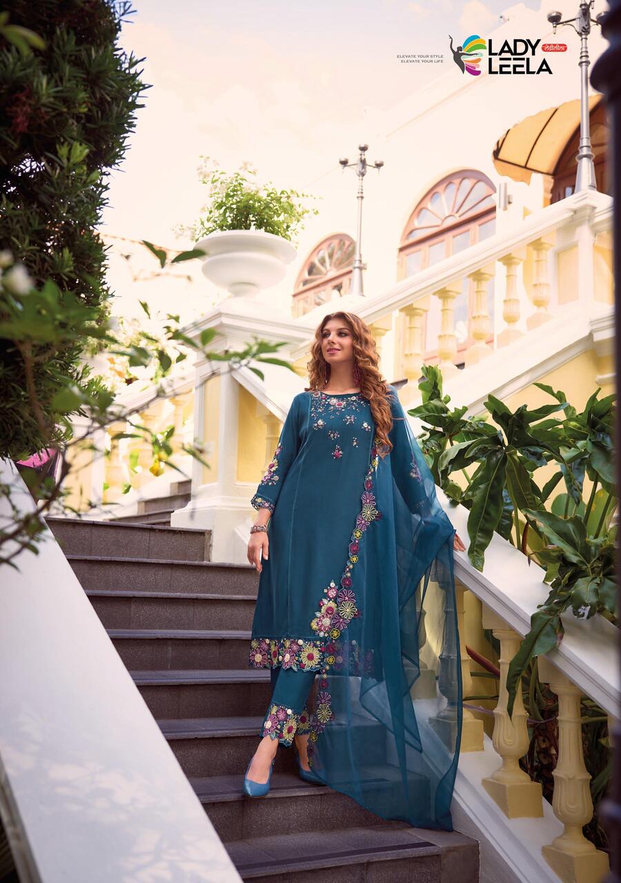 Lady Leela Shiddat Vol 3 Embroidery Salwar Kameez Catalog collection 12