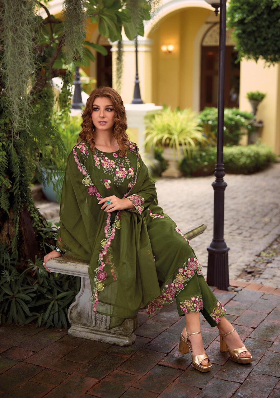 Lady Leela Shiddat Vol 3 Embroidery Salwar Kameez Catalog collection 6