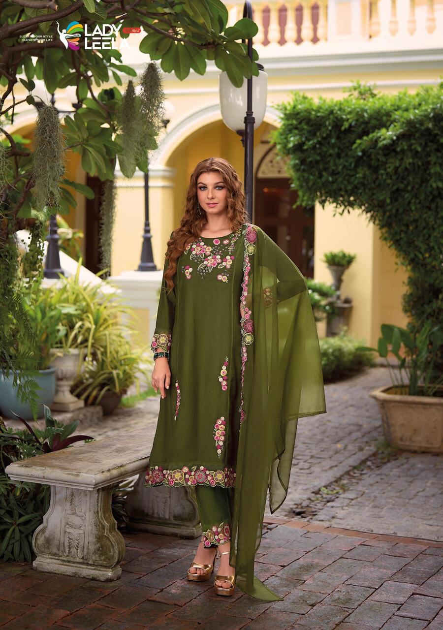 Lady Leela Shiddat Vol 3 Embroidery Salwar Kameez Catalog collection 9