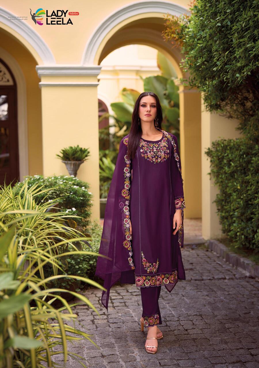 Lady Leela Shiddat Vol 3 Embroidery Salwar Kameez Catalog collection 11