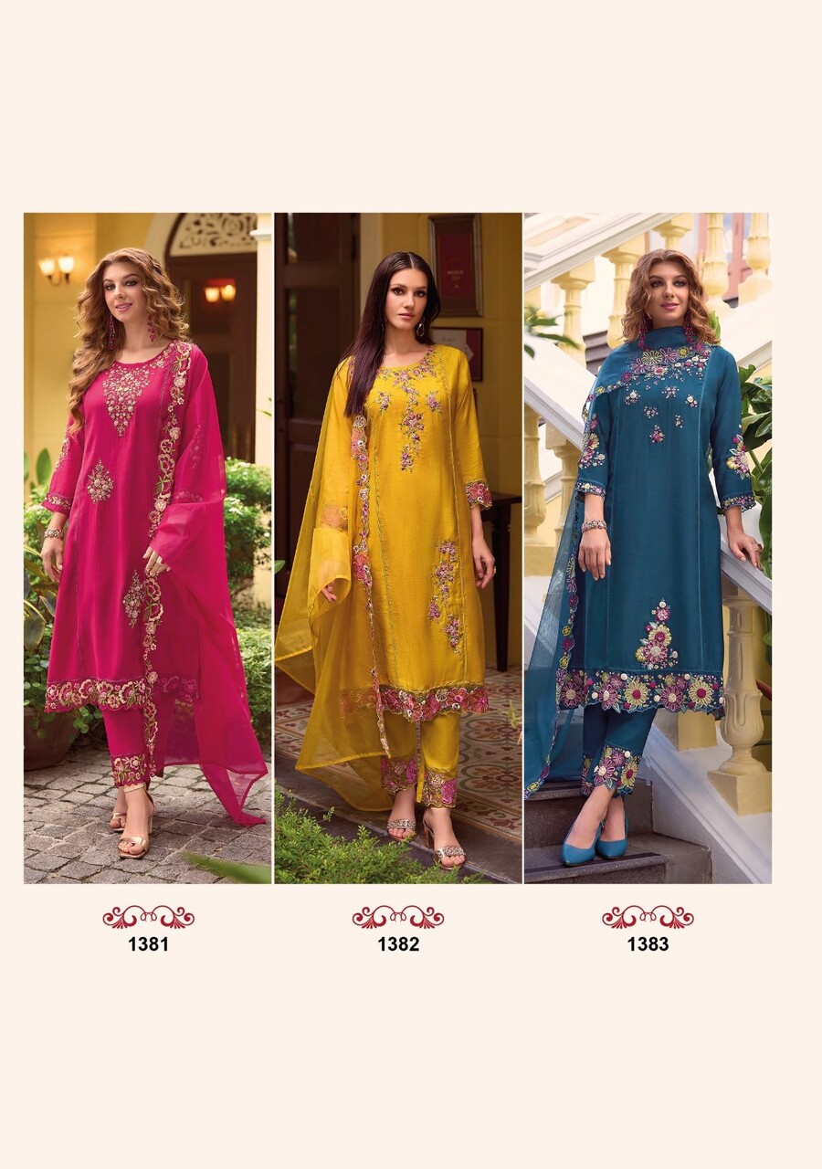 Lady Leela Shiddat Vol 3 Embroidery Salwar Kameez Catalog collection 3