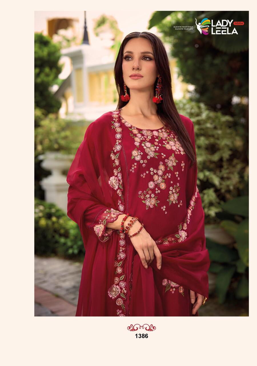 Lady Leela Shiddat Vol 3 Embroidery Salwar Kameez Catalog collection 7