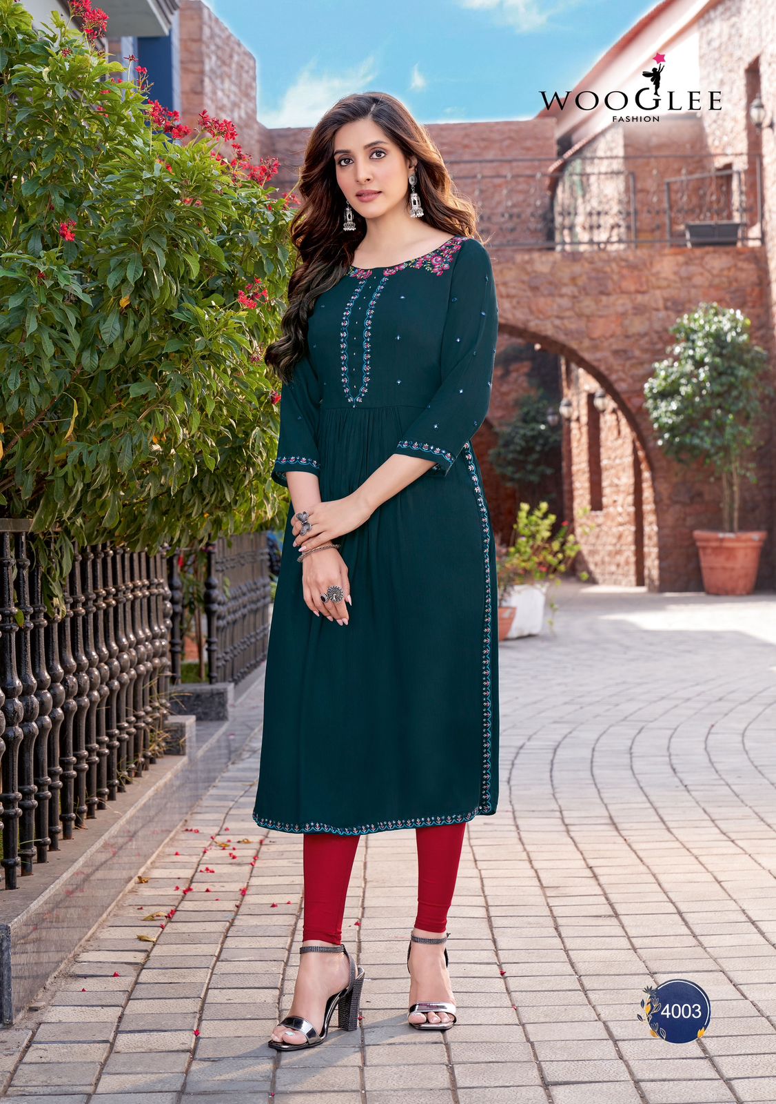 Wooglee Fashion Ananta Rayon Kurti Catalog collection 1