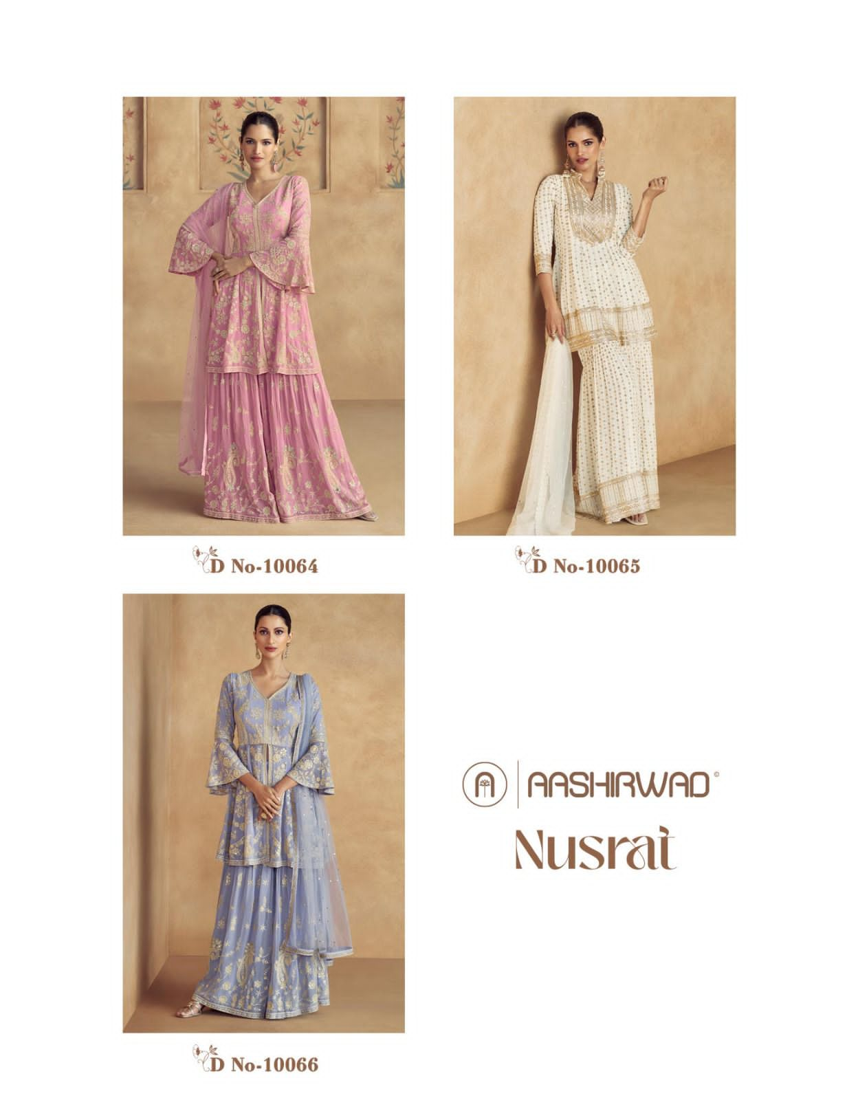 Aashirwad Nusrat Designer Salwar Suits Catalog collection 7