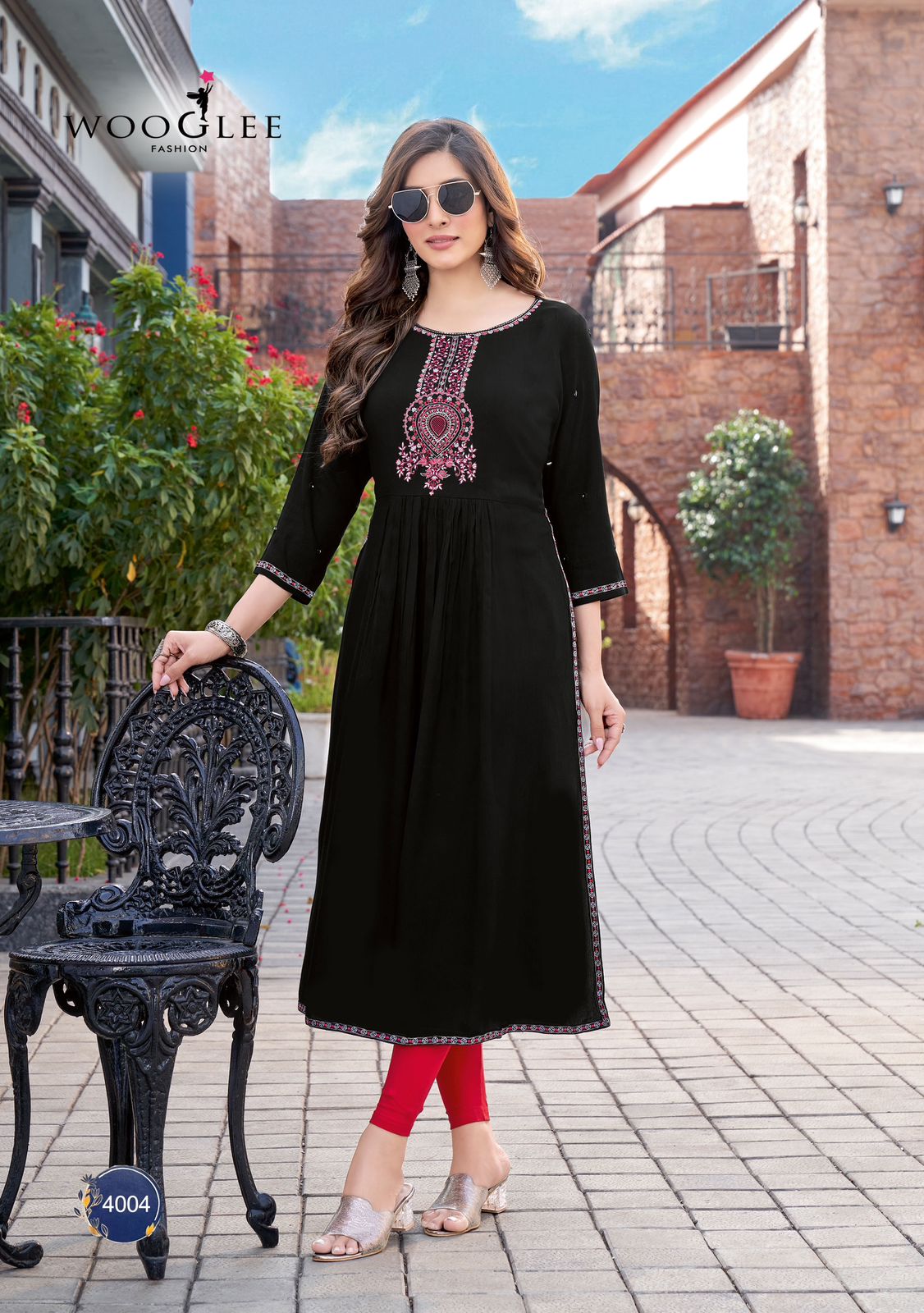 Wooglee Fashion Ananta Rayon Kurti Catalog collection 5