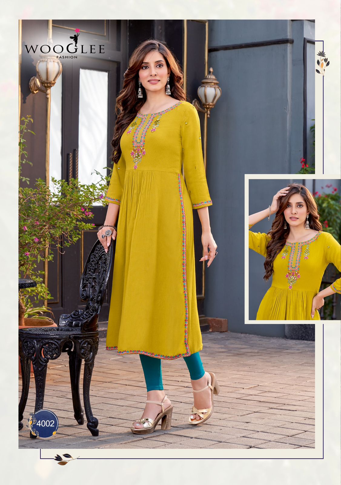 Wooglee Fashion Ananta Rayon Kurti Catalog collection 4