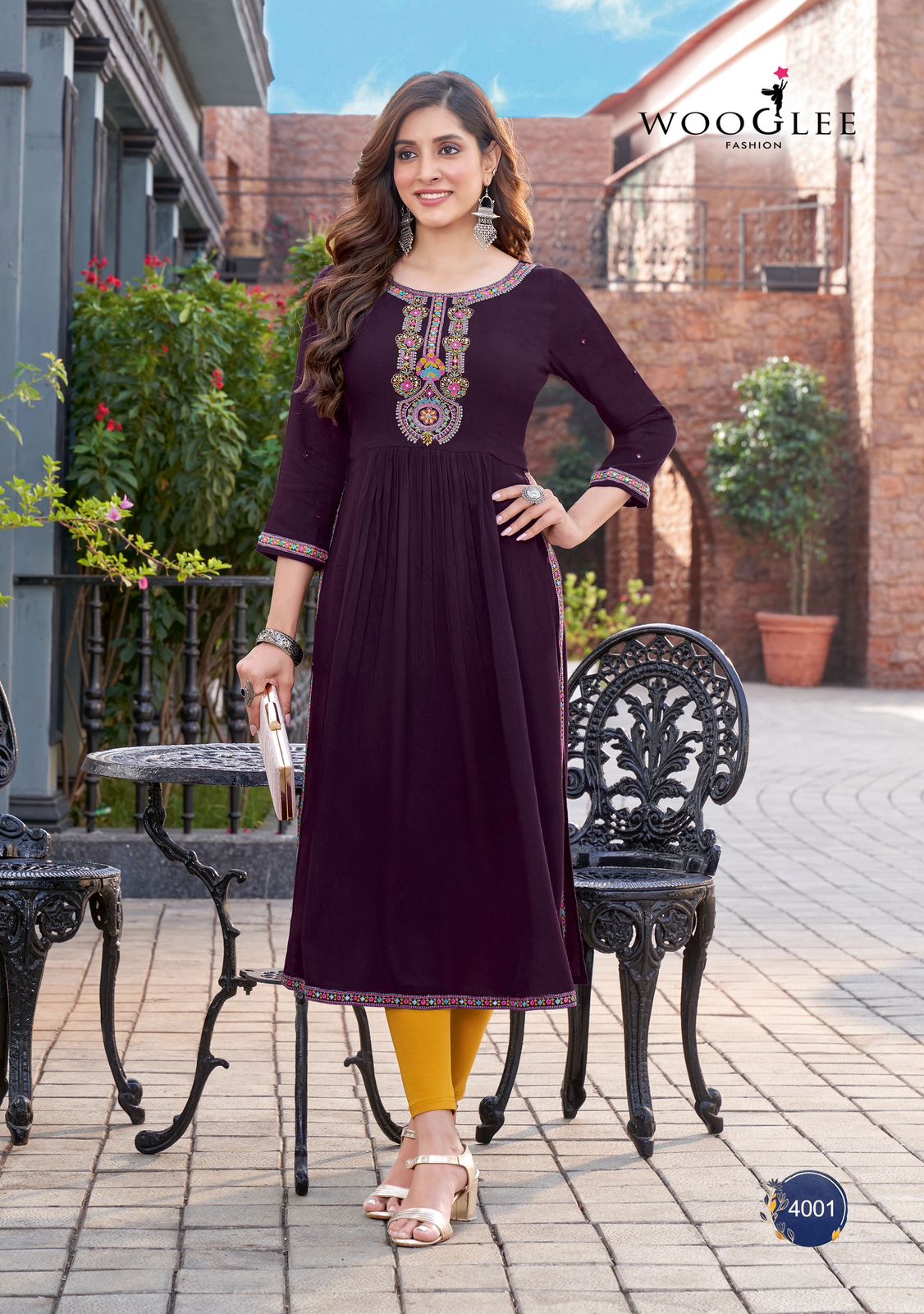 Wooglee Fashion Ananta Rayon Kurti Catalog collection 3