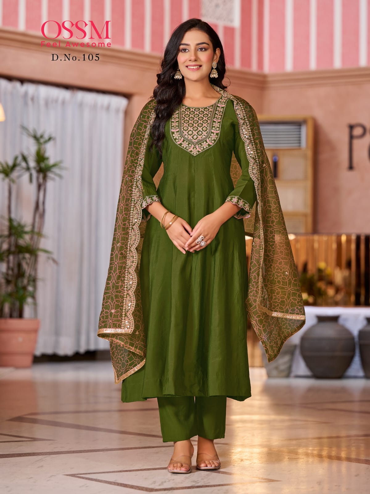 Ossm Mantra Embroidery Salwar Kameez Catalog collection 2