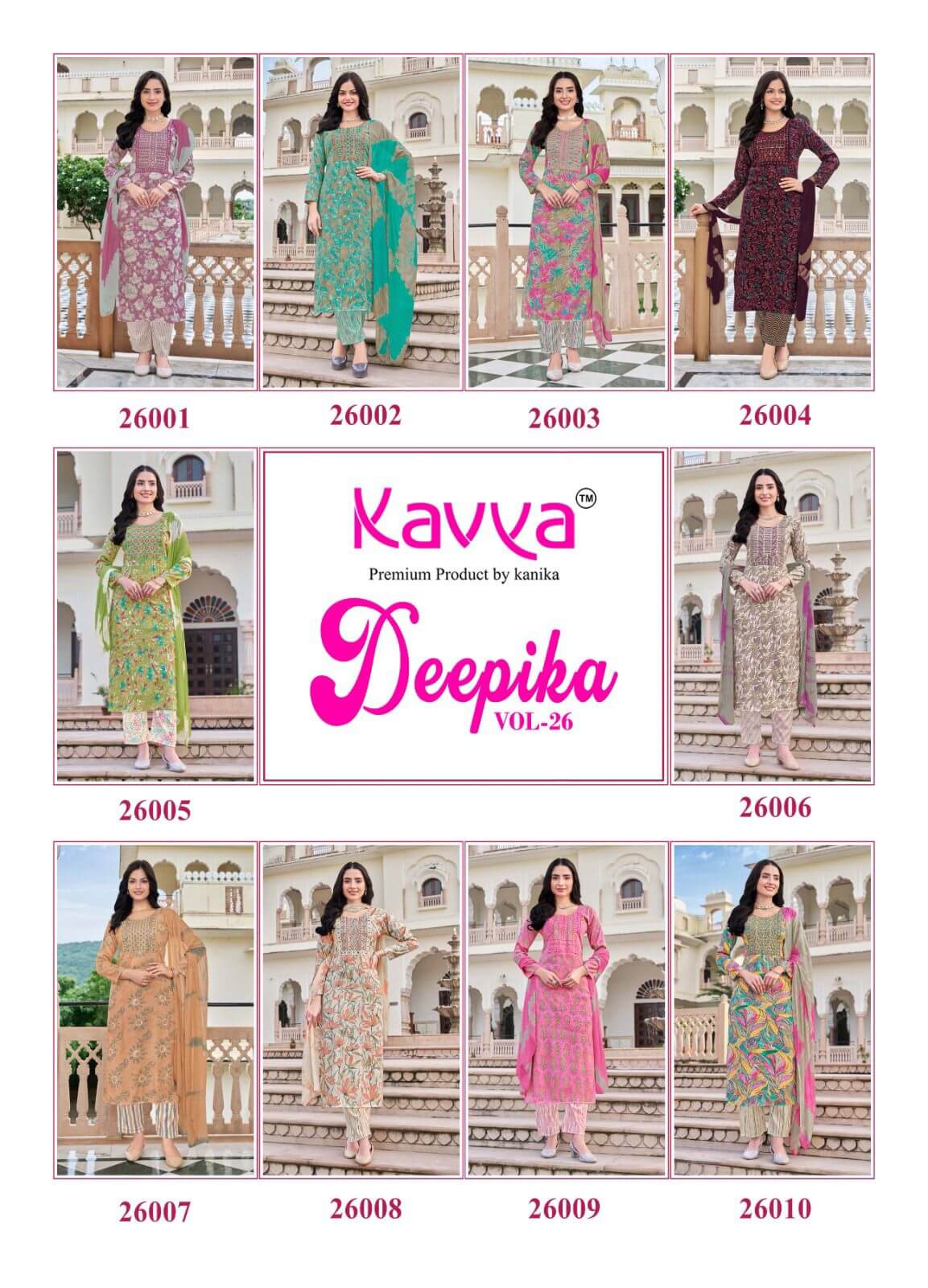 Kavya Deepika Vol 26 Readymade Dress Catalog collection 14