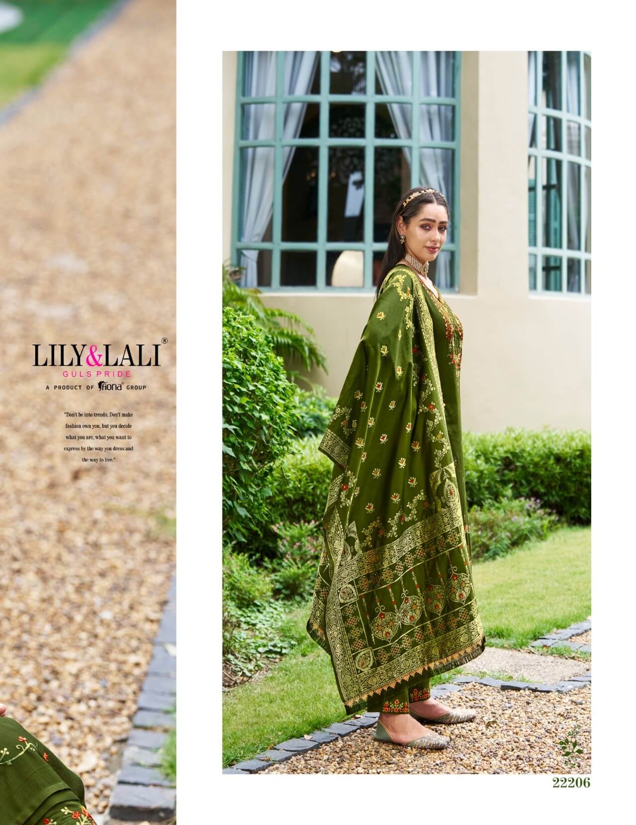 Lily Lali Hasmeena Vol 4 Embroidery Salwar Kameez Catalog collection 1