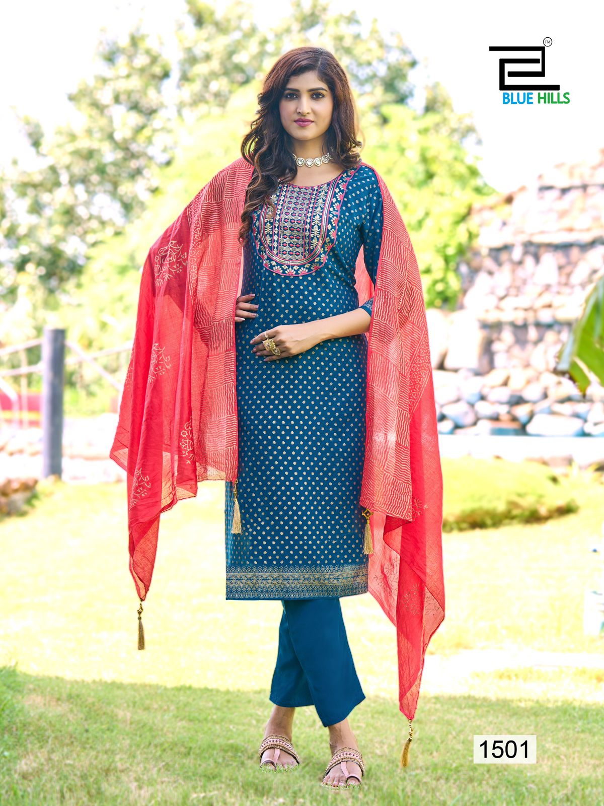 Blue Hills Royal Touch Vol 15 Readymade Dress Catalog collection 9