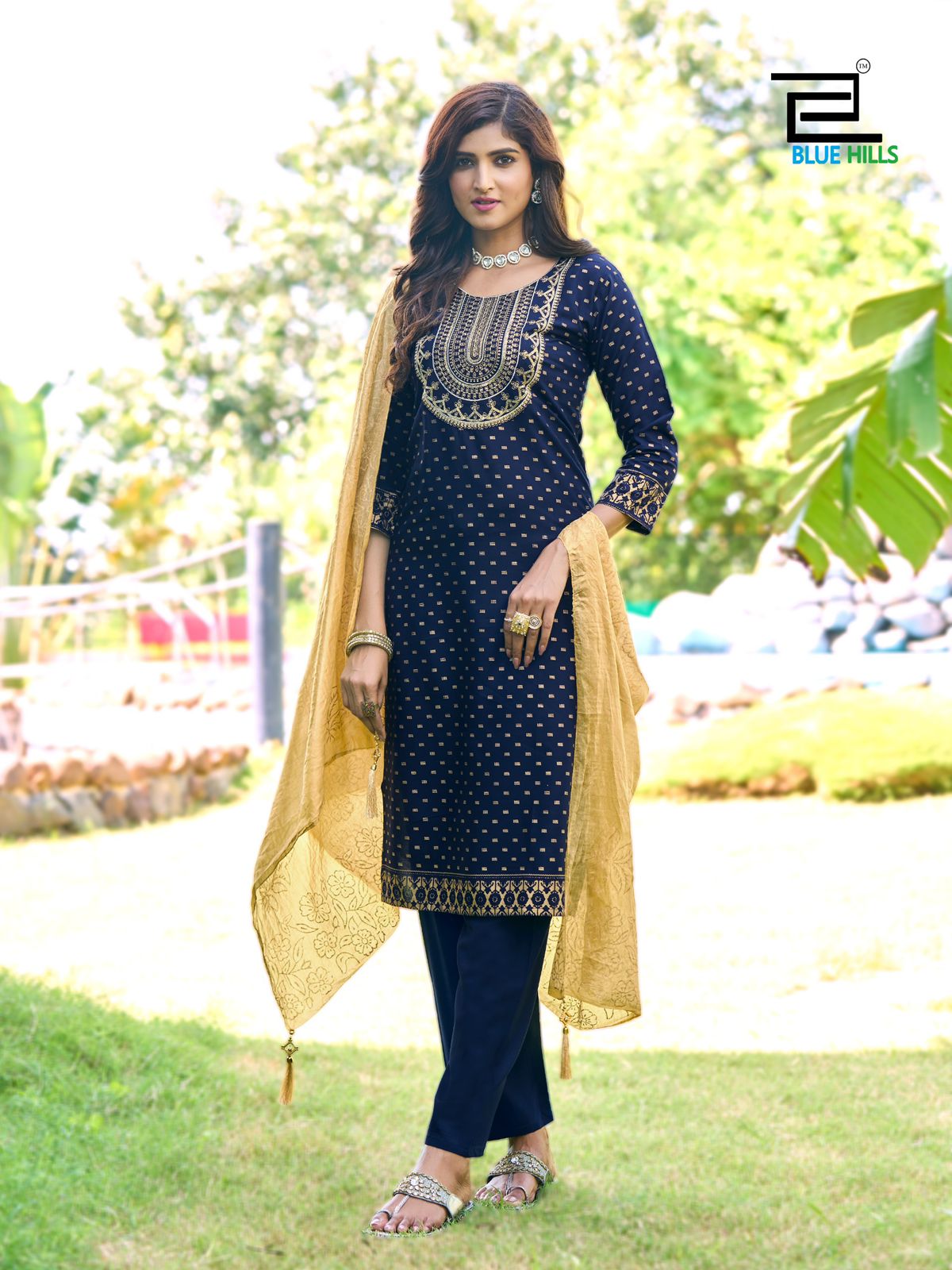 Blue Hills Royal Touch Vol 15 Readymade Dress Catalog collection 6