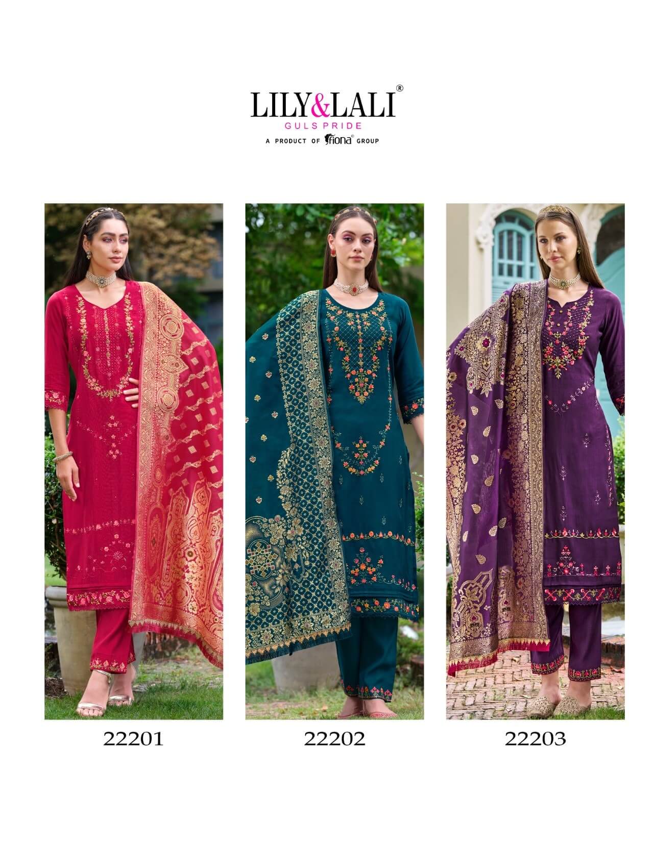 Lily Lali Hasmeena Vol 4 Embroidery Salwar Kameez Catalog collection 13