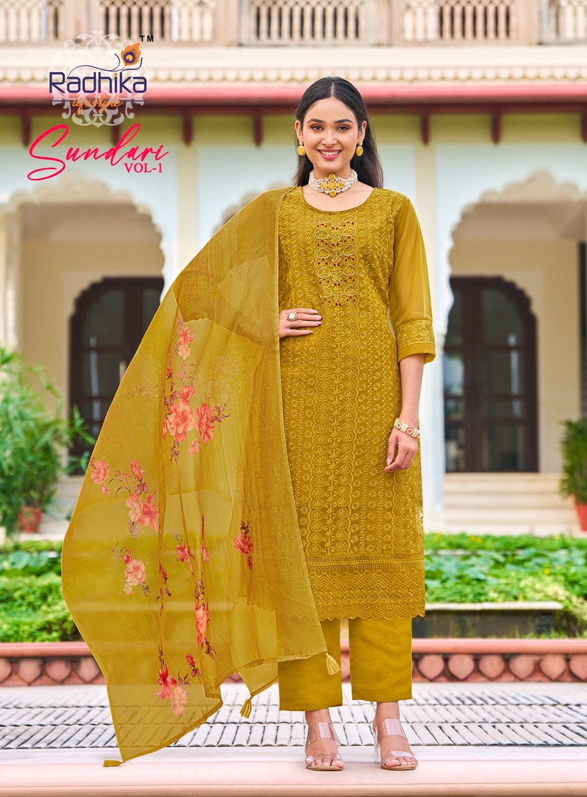 Radhika Lifestyle Sundari Vol 1 Readymade Dress Catalog collection 6