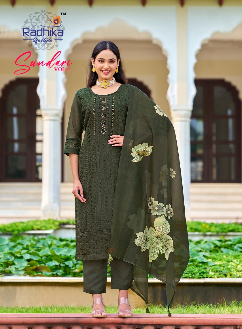 Radhika Lifestyle Sundari Vol 1 Readymade Dress Catalog collection 10