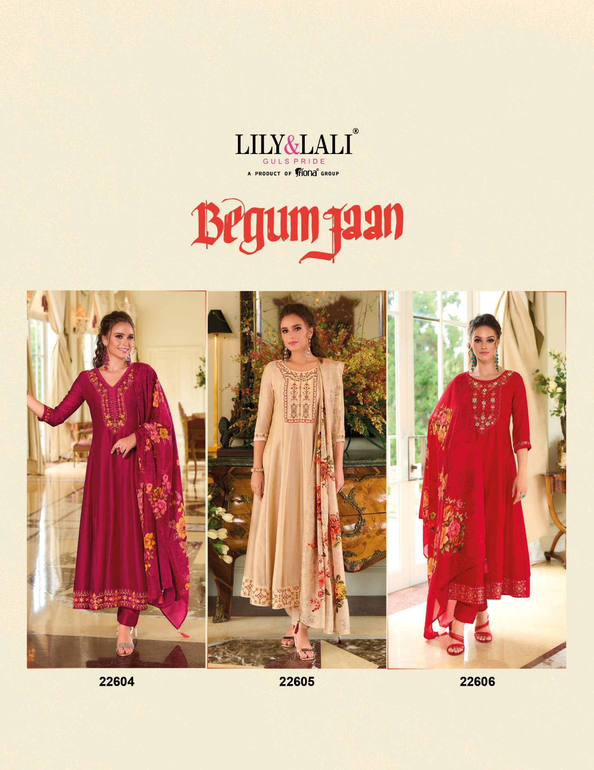 Lily Lali Begumjaan Anarkali Suits Catalog collection 12