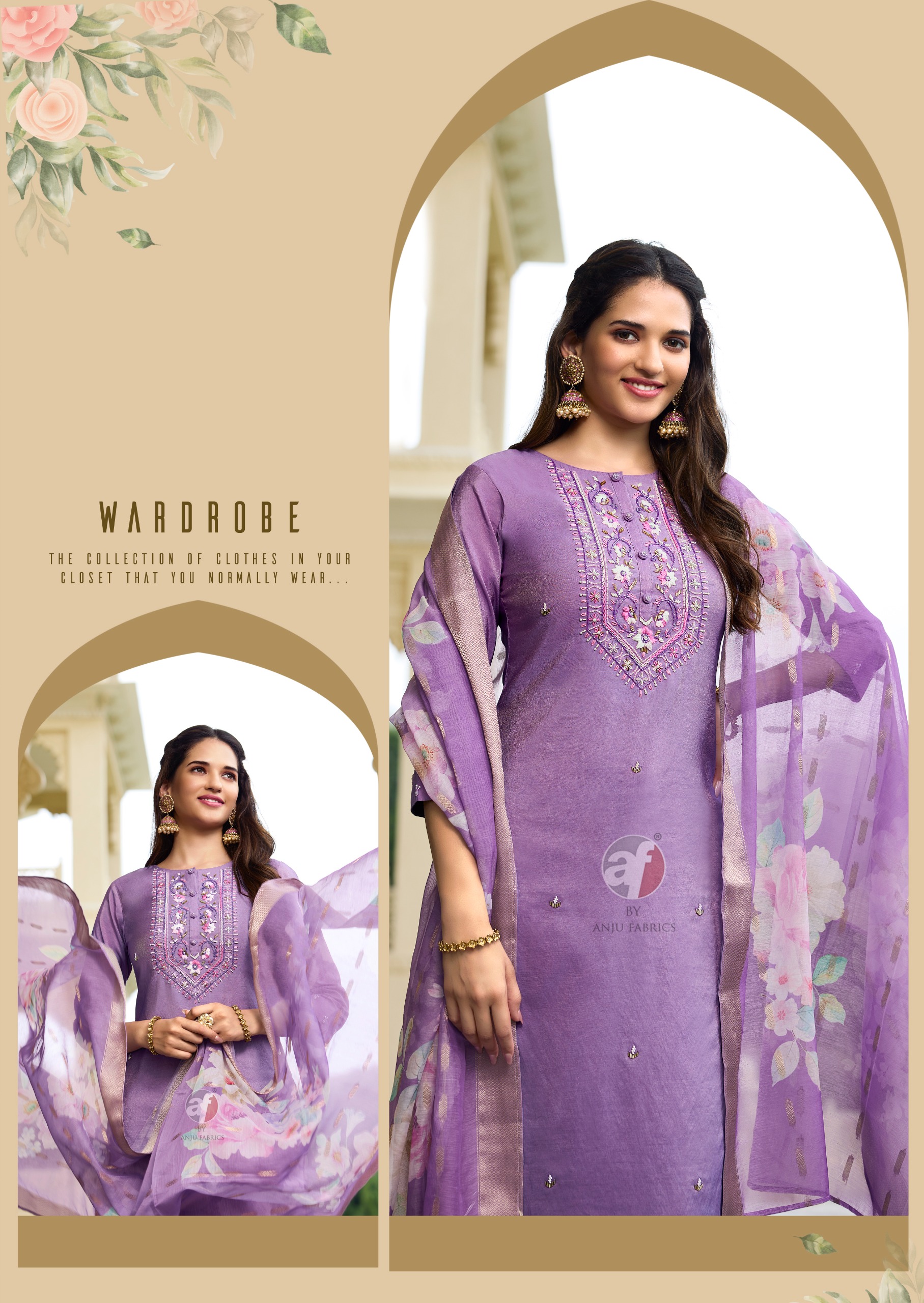 Anju Fabrics Mayra Vol 5 Readymade Dress Catalog collection 7