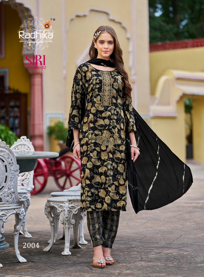 Radhika Lifestyle Siri  Vol 2  Printed Salwar Kameez Catalog collection 8