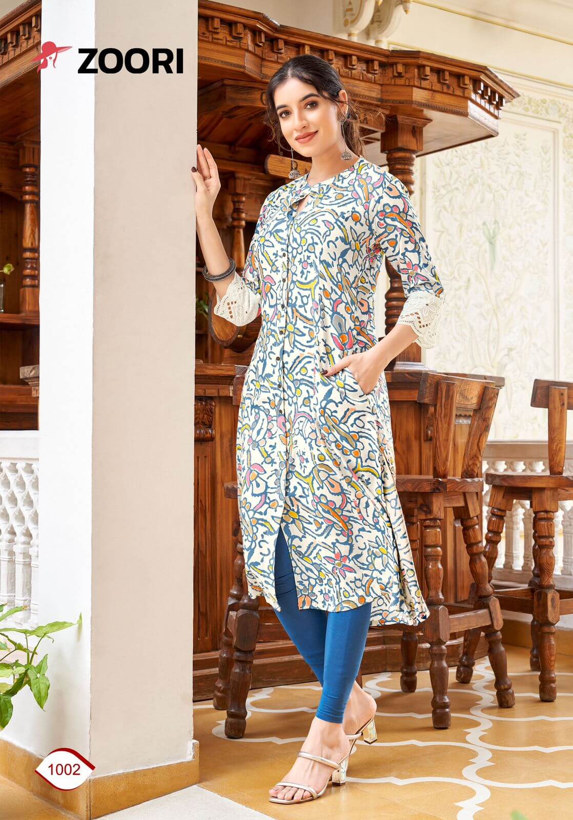 Zoori Adhya Printed Kurti Catalog collection 1