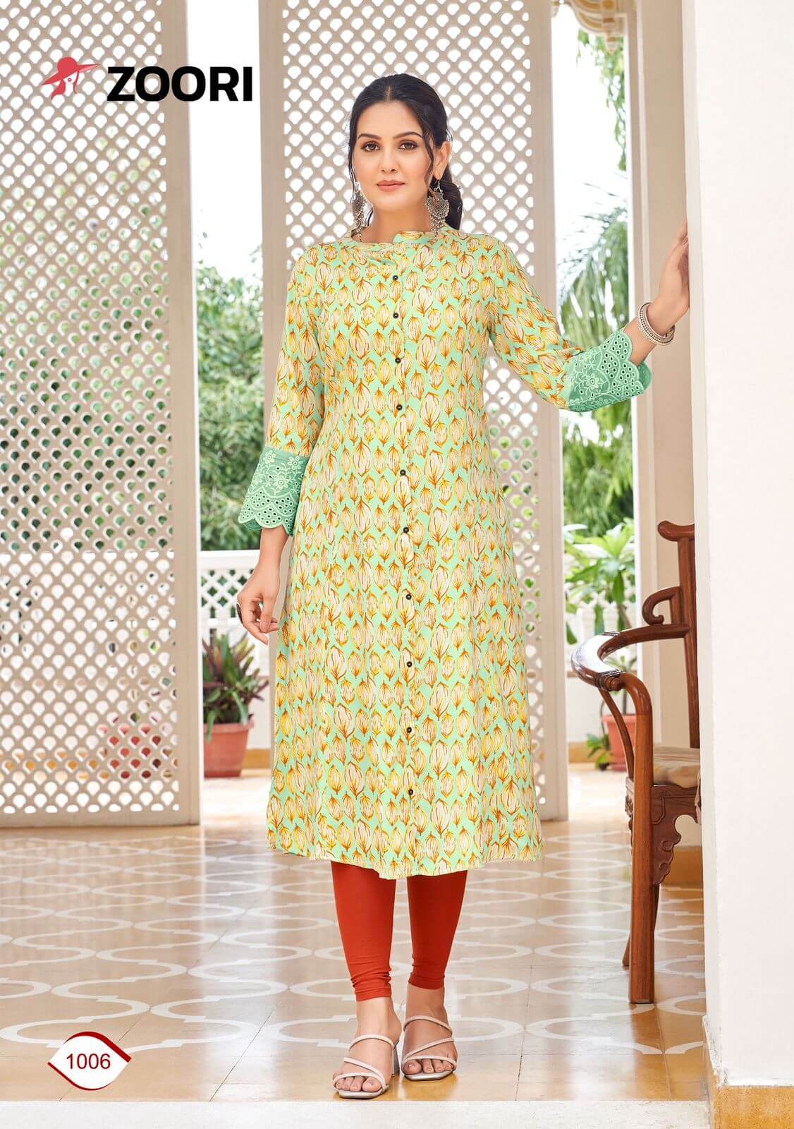 Zoori Adhya Printed Kurti Catalog collection 9