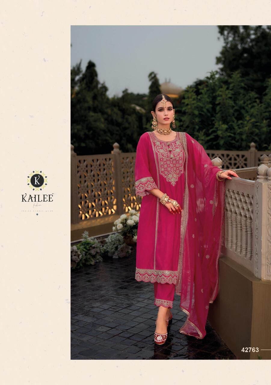 Kailee Fashion Suhagini Vol 5 Embroidery Salwar Kameez Catalog collection 1