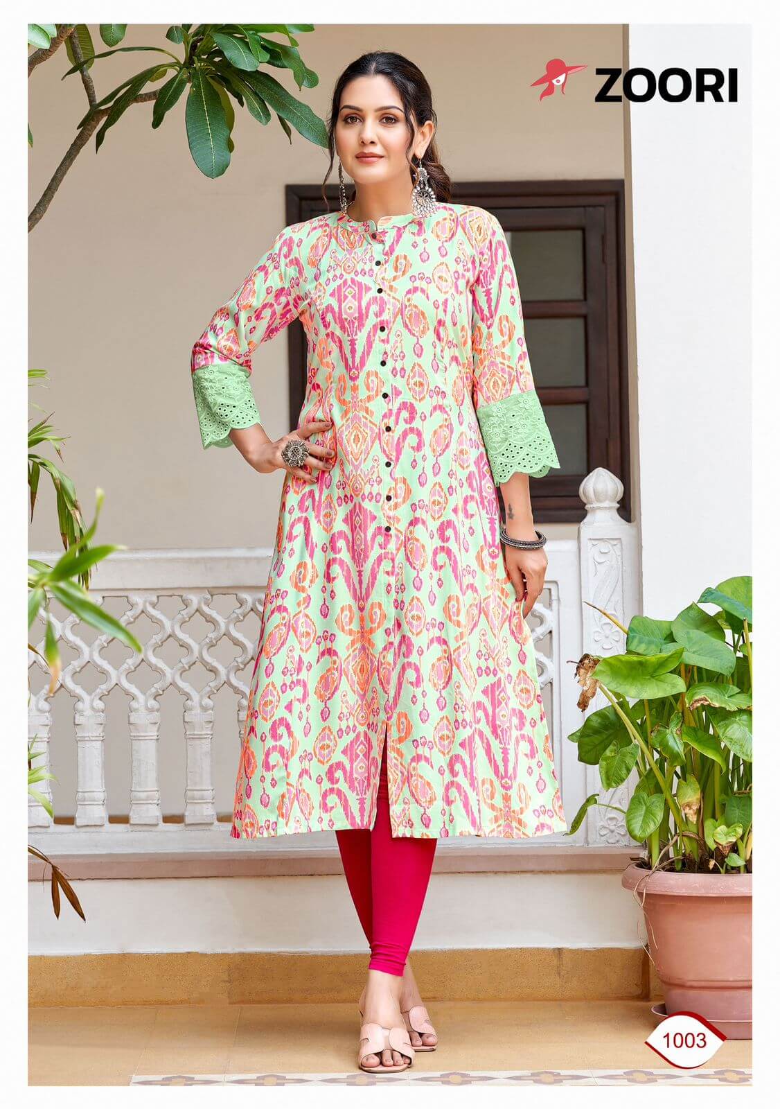 Zoori Adhya Printed Kurti Catalog collection 8