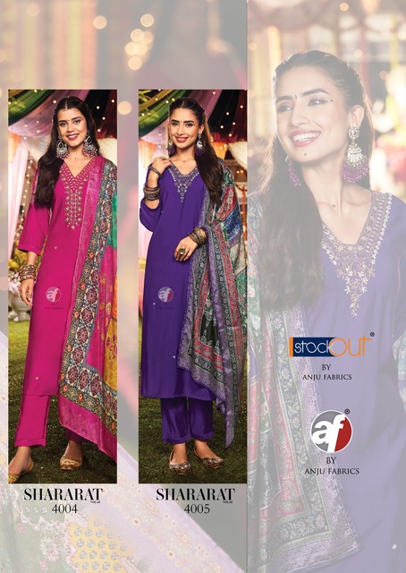 Anju Fabrics Shararat Vol 8 Readymade Dress Catalog collection 3