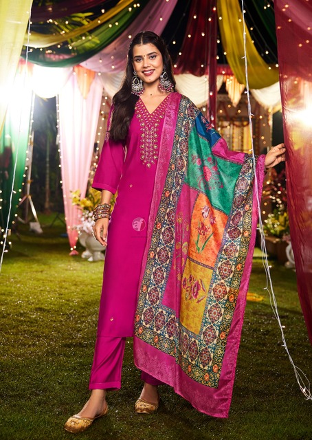 Anju Fabrics Shararat Vol 8 Readymade Dress Catalog collection 14