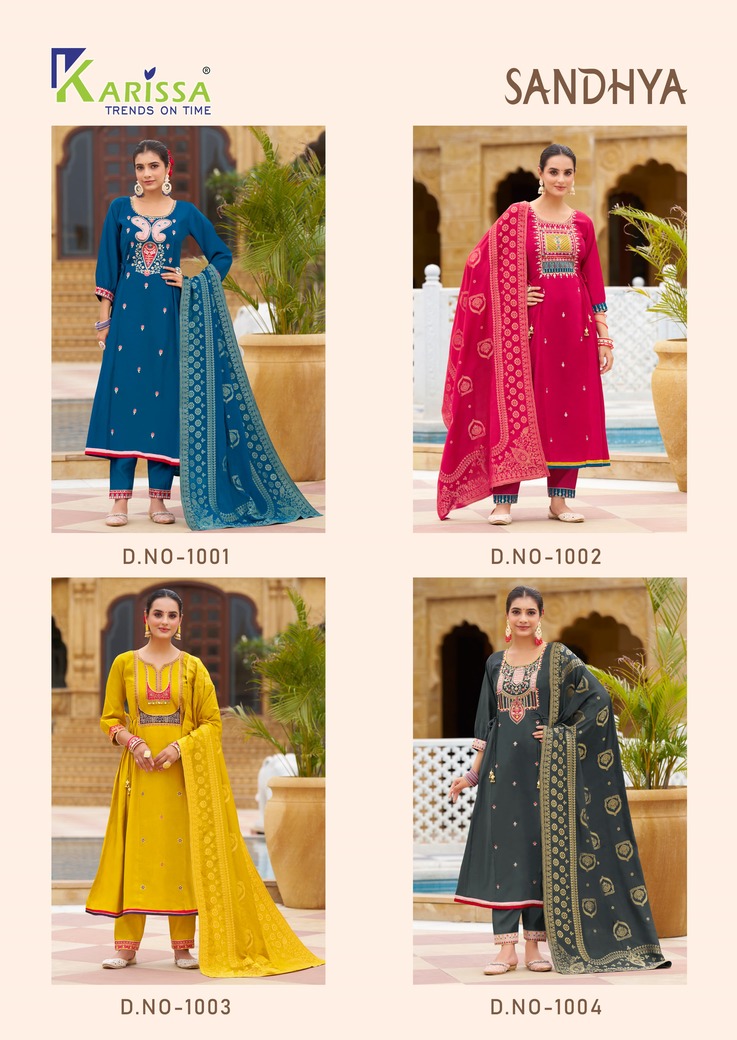 Karissa Sandhya Readymade Dress Catalog collection 7