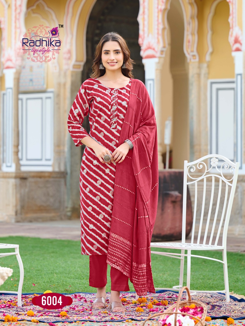 Radhika Lifestyle Satrangi Vol 6 Printed Salwar Kameez Catalog collection 1