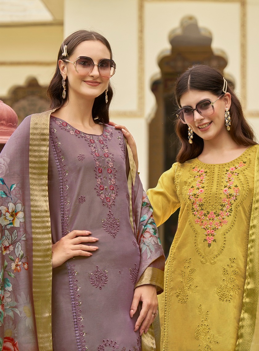 Radhika Lifestyle Aafreen Vol 1 Embroidery Catalog collection 11